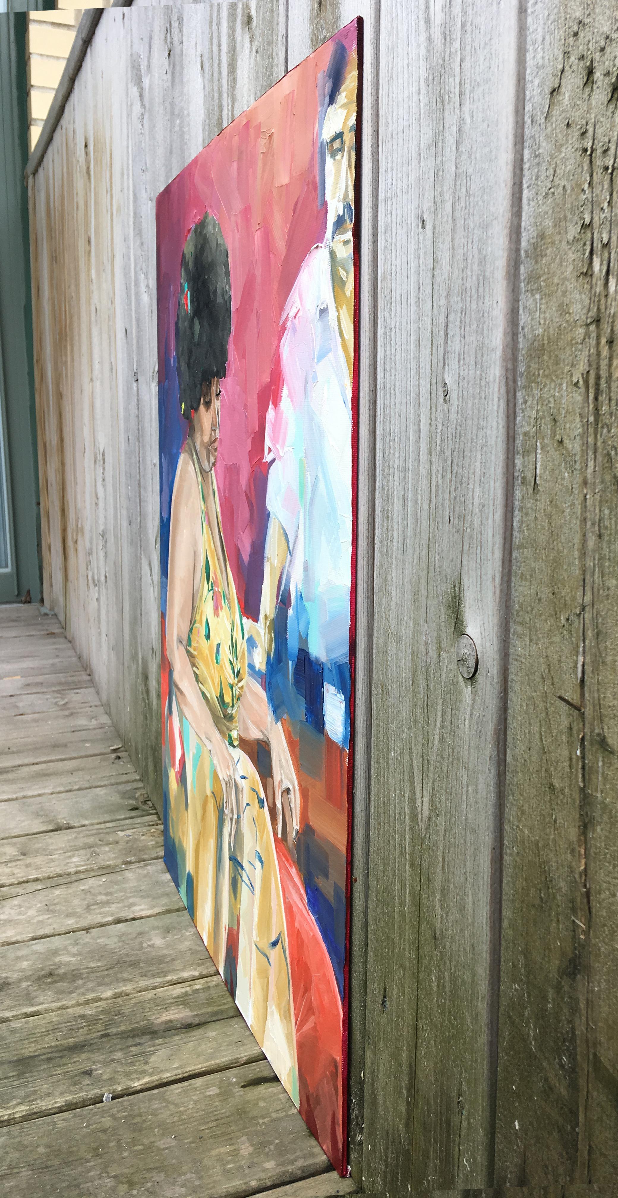 Sandy - Painting by Safae Mounsif