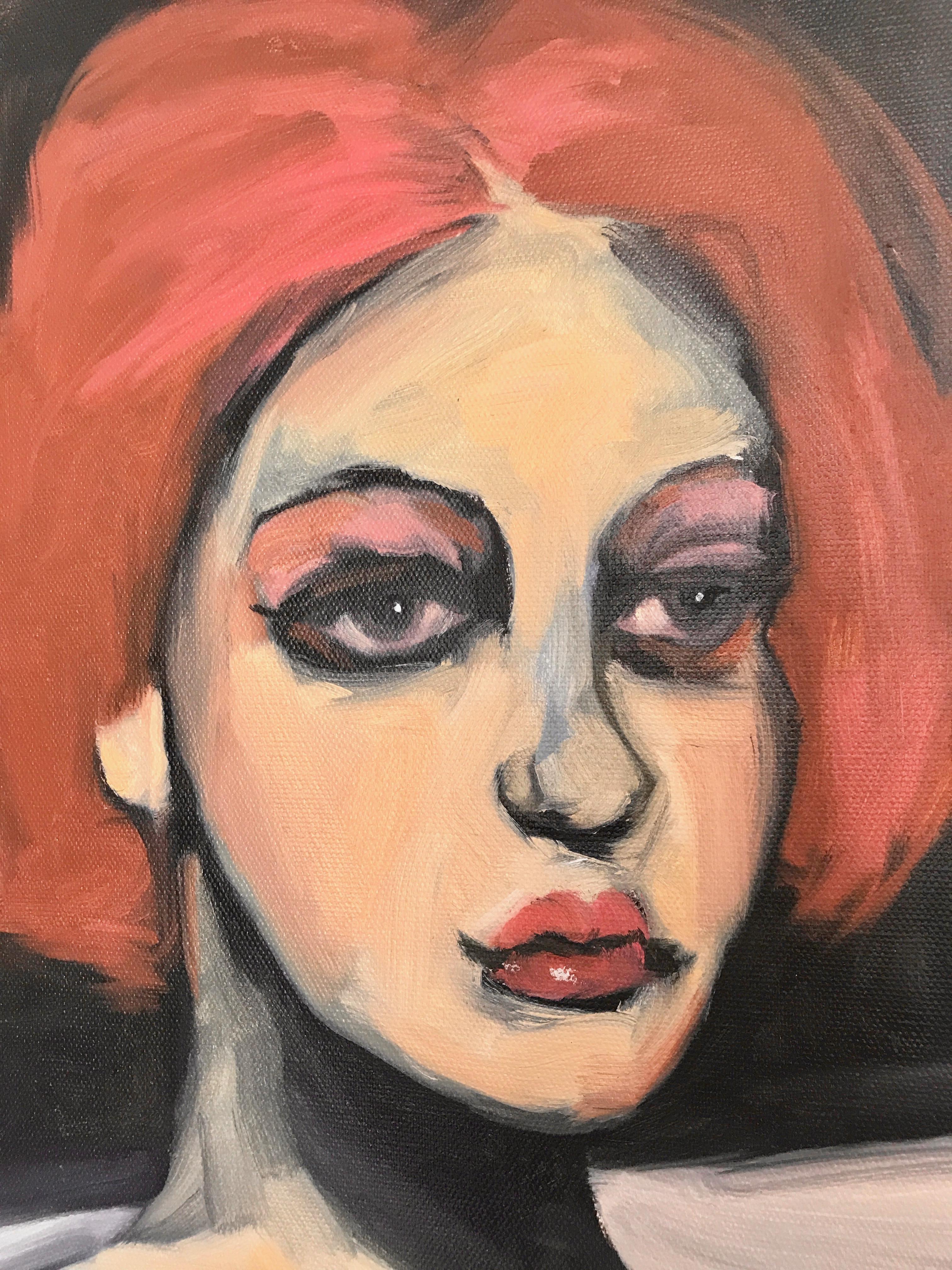 After the Show - Contemporary Painting by Malia Pettit