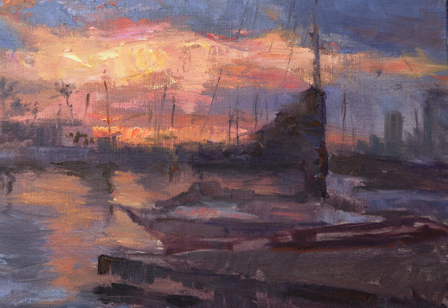 Sunset in a Marina 1