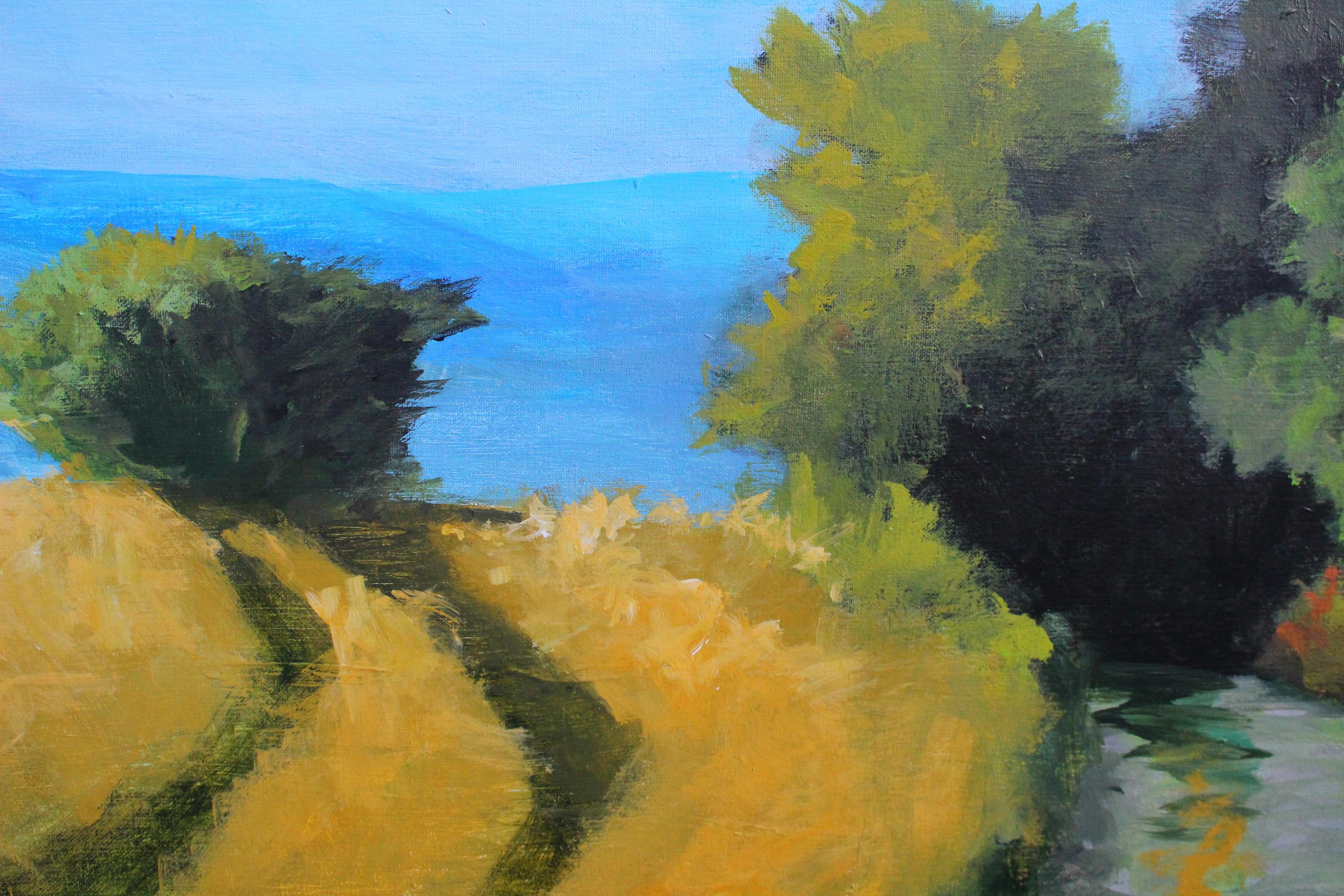 Trail to the Sky - Abstract Impressionist Art by Nancy Merkle