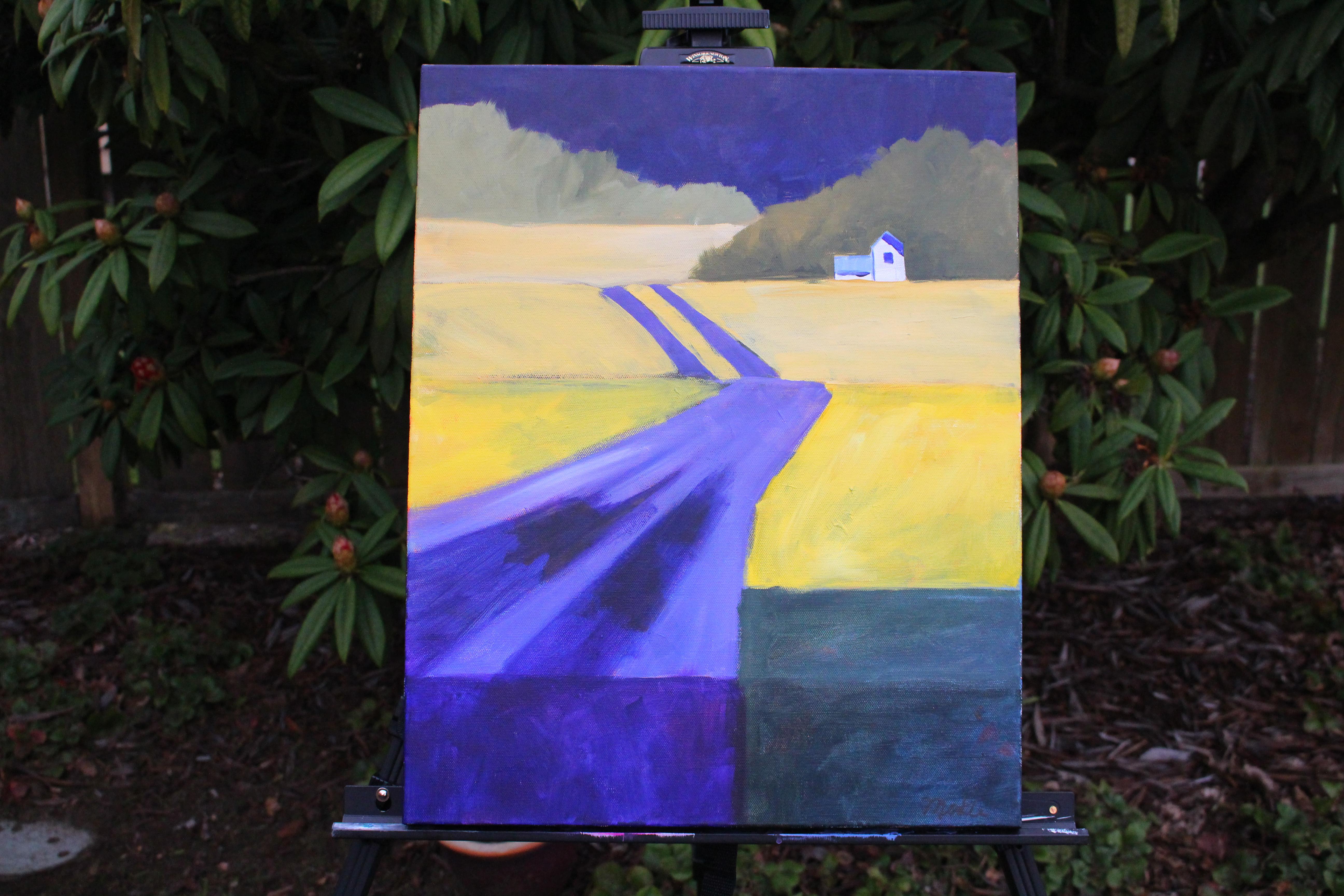 Road Home - Painting by Nancy Merkle