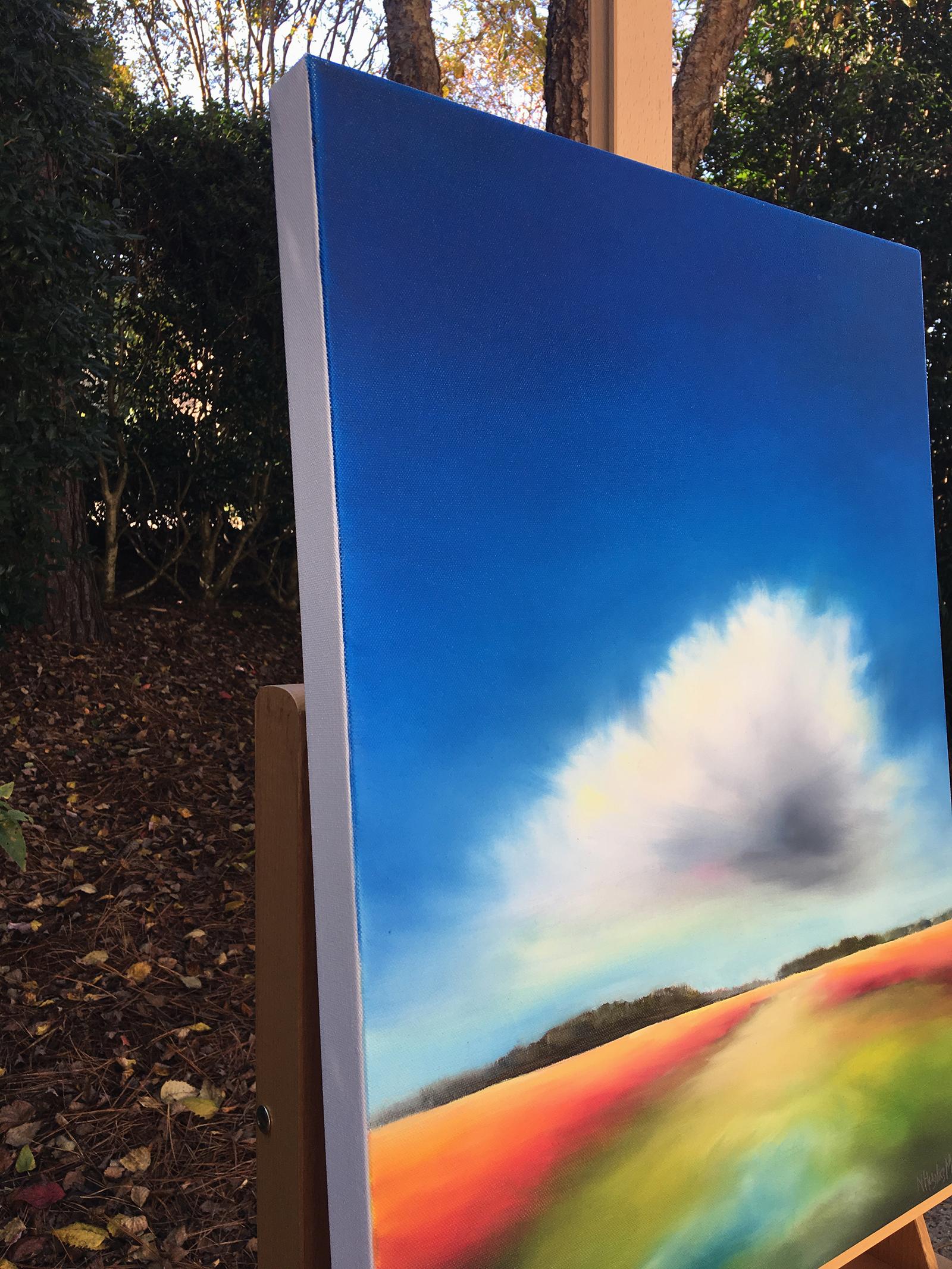 Cloud Over Field - Contemporary Art by Nancy Hughes Miller