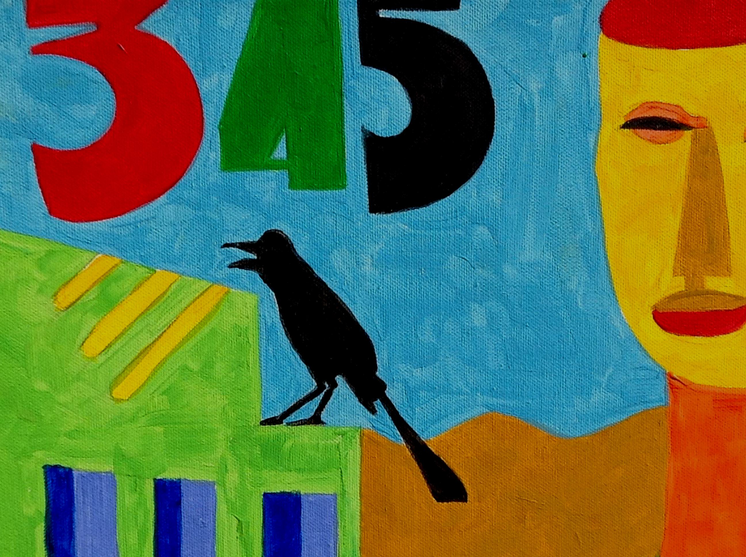 345 - Outsider Art Painting by Laura Robinson