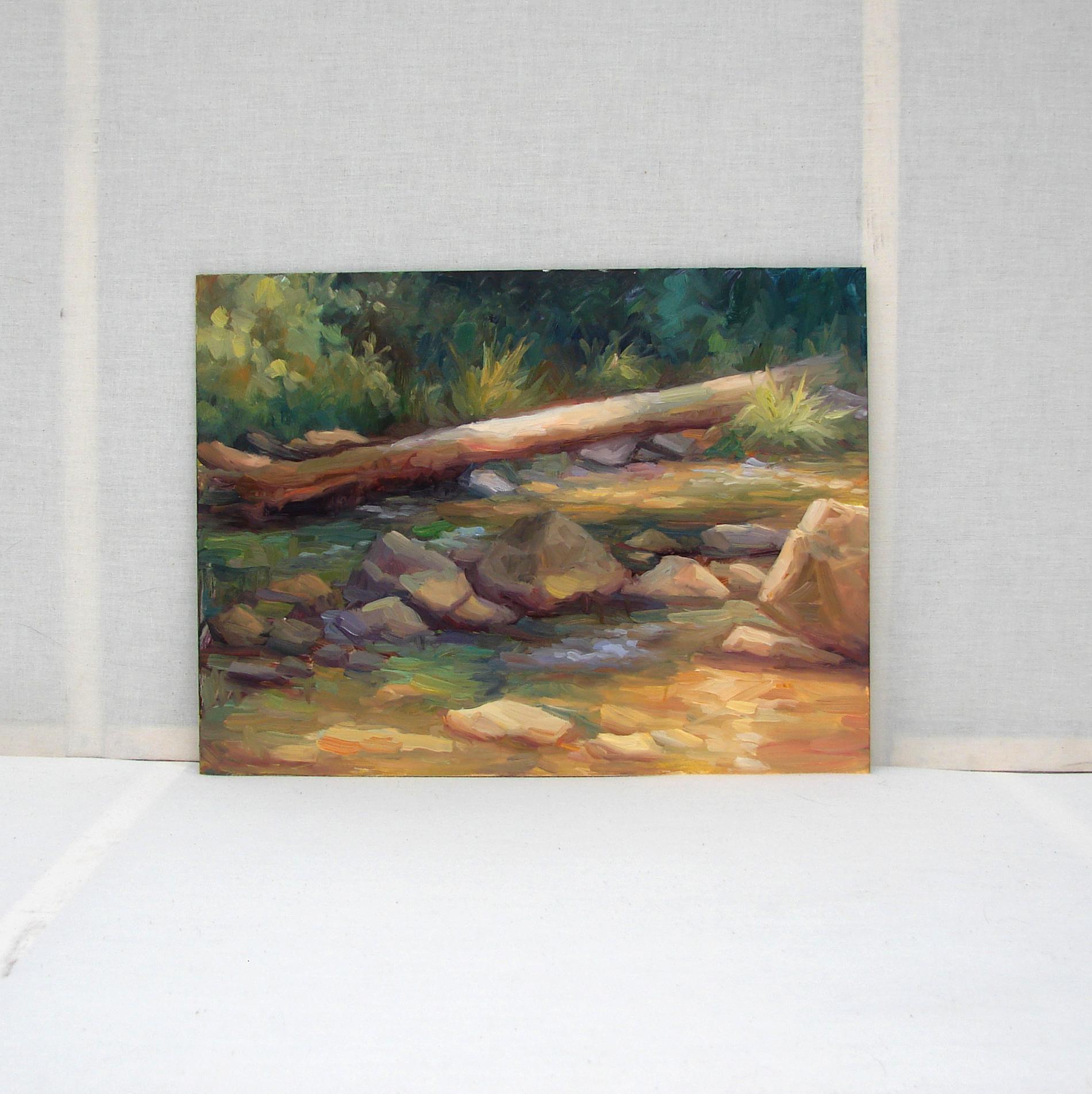 Fallen Tree - Abstract Impressionist Art by Sherri Aldawood