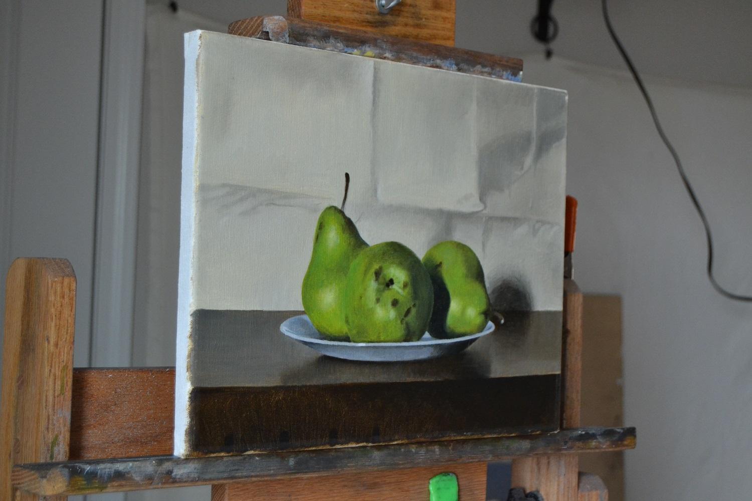 Pears - Painting by Christopher Garvey