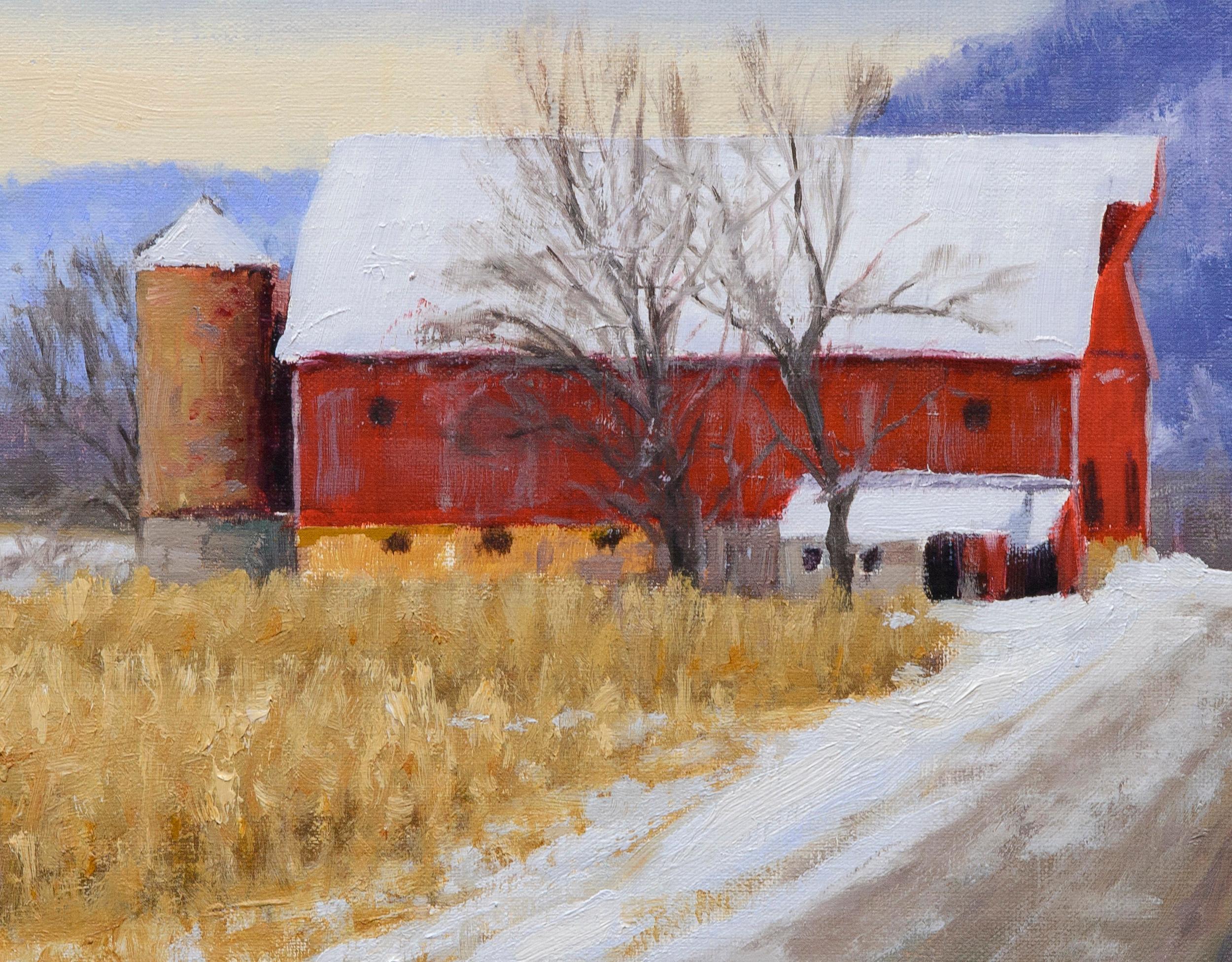 Mulcahey's Barn - Abstract Impressionist Art by Nathan Hager