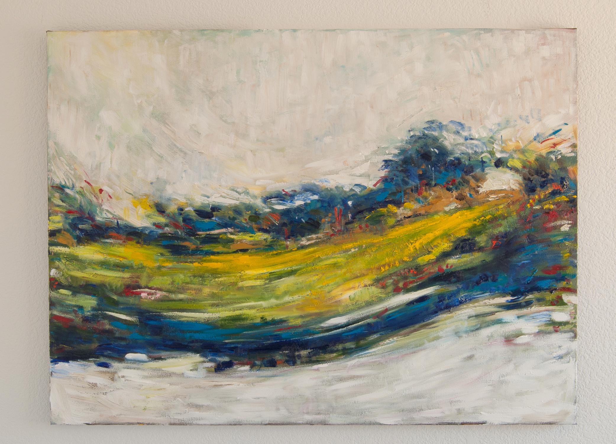 Un nuovo giorno - Painting Astratto di Kajal Zaveri