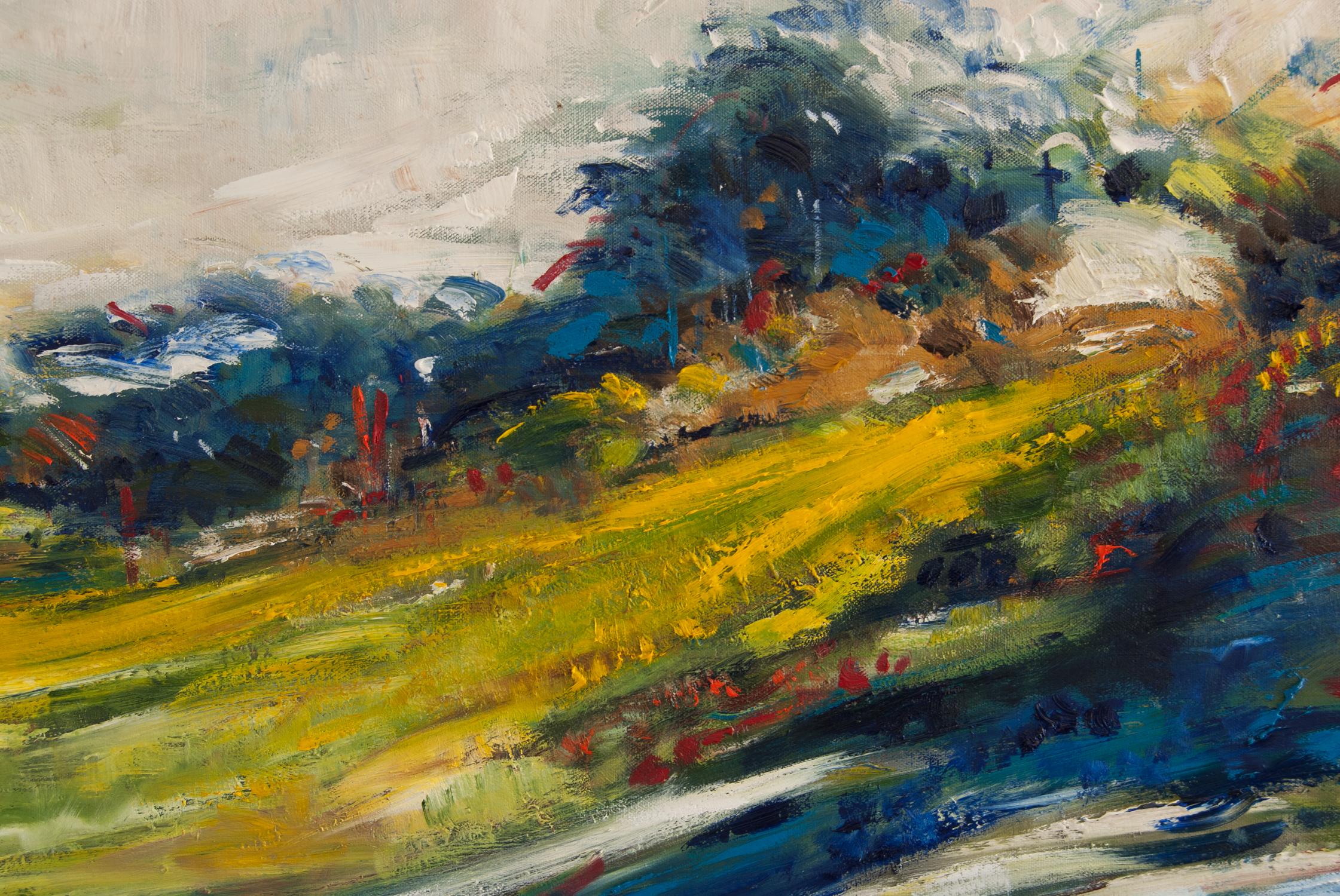 Un nuovo giorno - Abstract Painting Beige di Kajal Zaveri