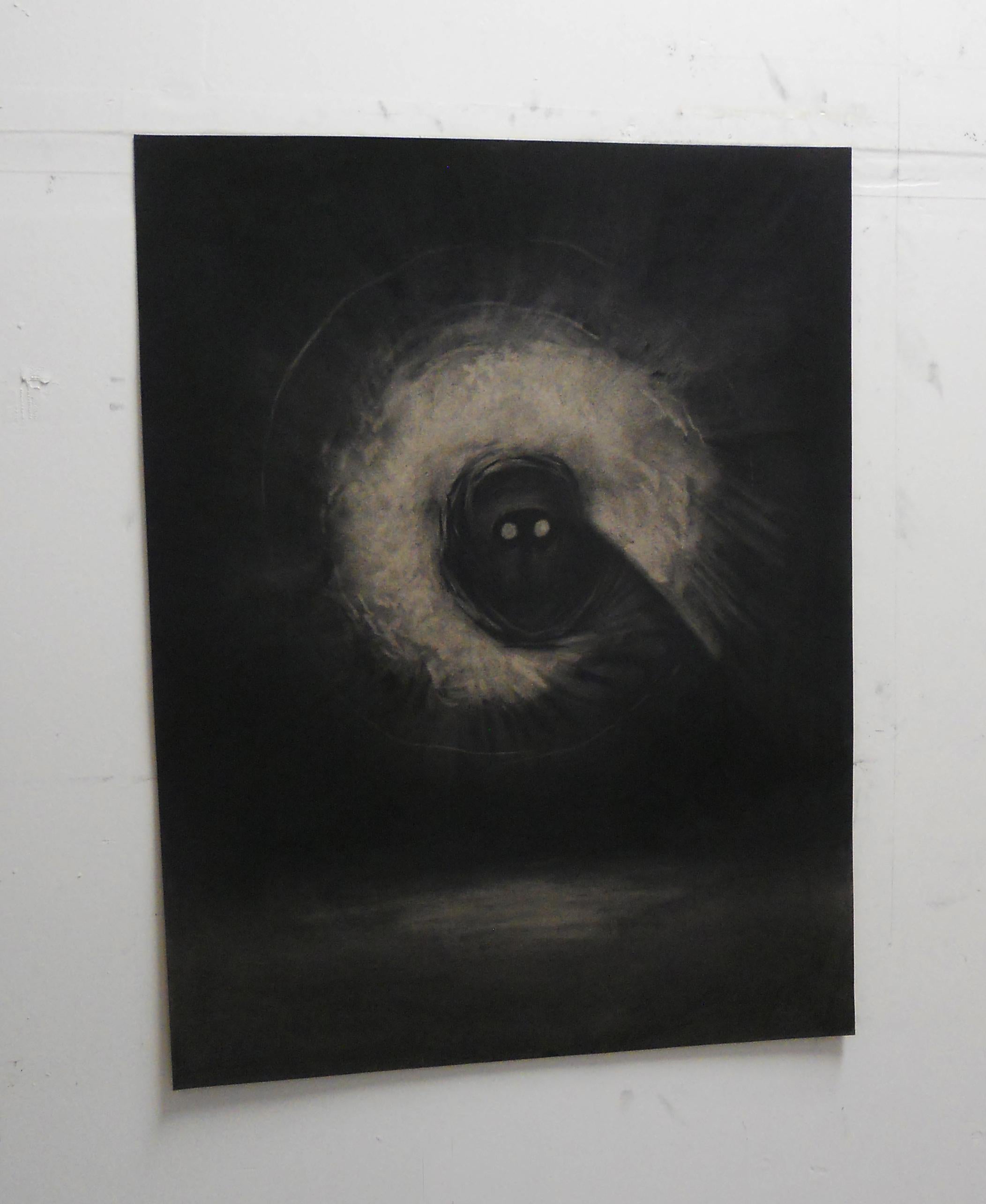 <p>Artist Comments<br> I am inspired by the paranormal and the supernatural. In this piece I wanted to depict an otherworldly being or visitor from another plane. I gave this being an abstract quality that would render it both recognizable as an