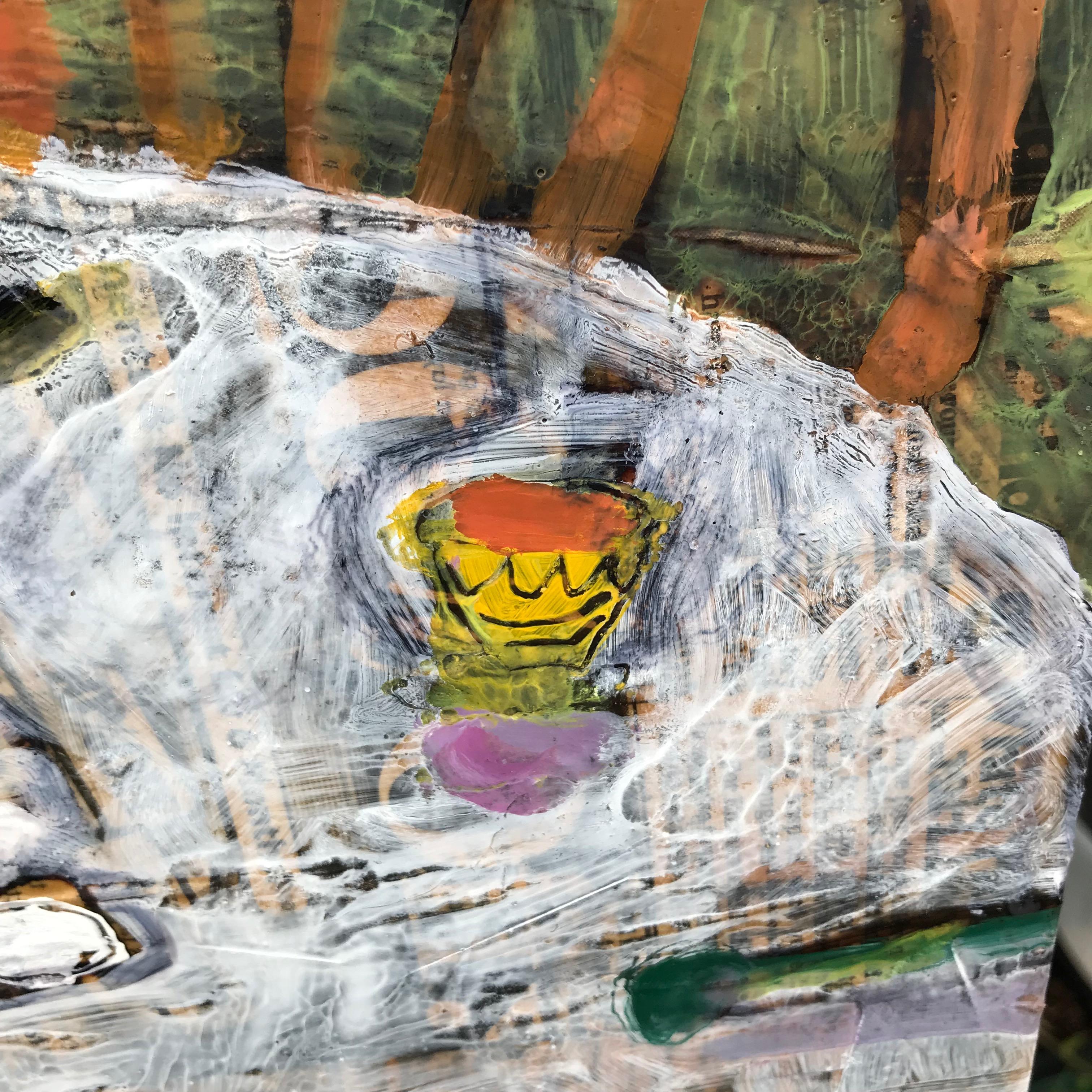 <p>Artist Comments<br />Inspired by the work of Pierre Bonnard, I wanted to make a tablescape using objects that surround me.</p><p>About the Artist<br />When James Hartman was in art school, he became fascinated with the Society of Six, a group of