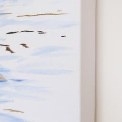 A Northern Shoveler Churning