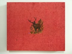 Hirsch und Seestern:: Originalgemälde