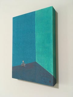 Rabbit & Seashell, Original Painting