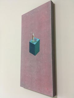 Suricata y arrecife de coral, Pintura original