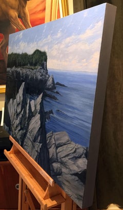 Erbacce attraverso le crepe, Pittura a olio