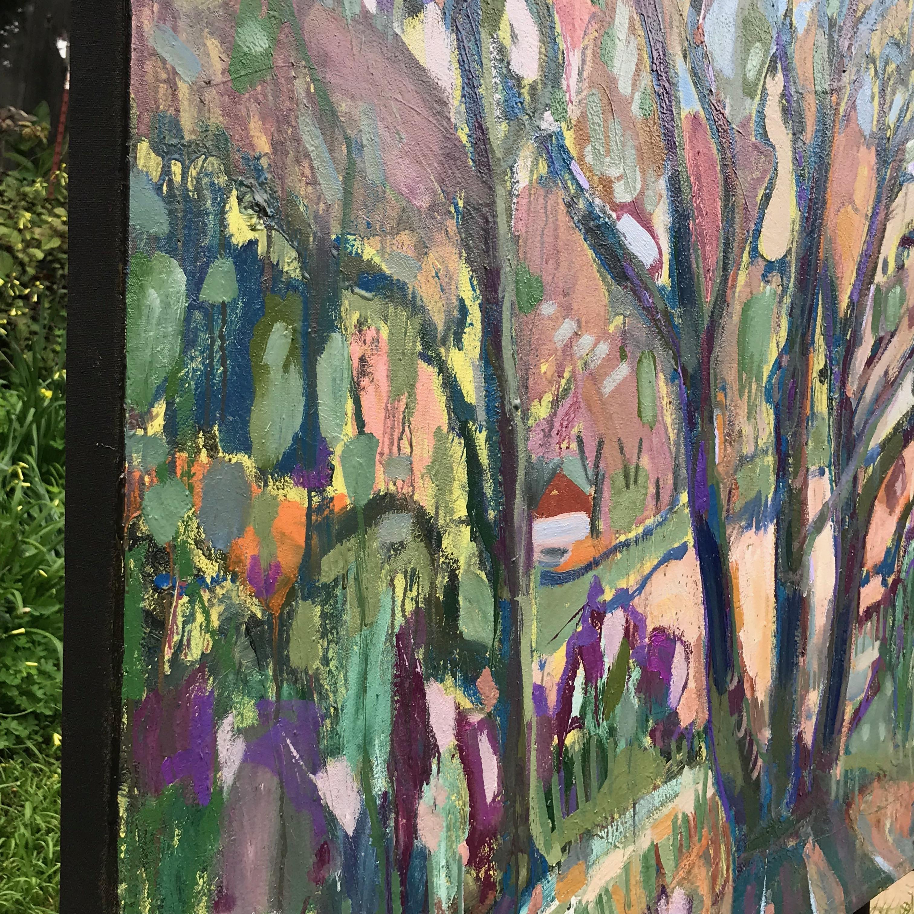 Saratoga Live Oaks - Painting by James Hartman