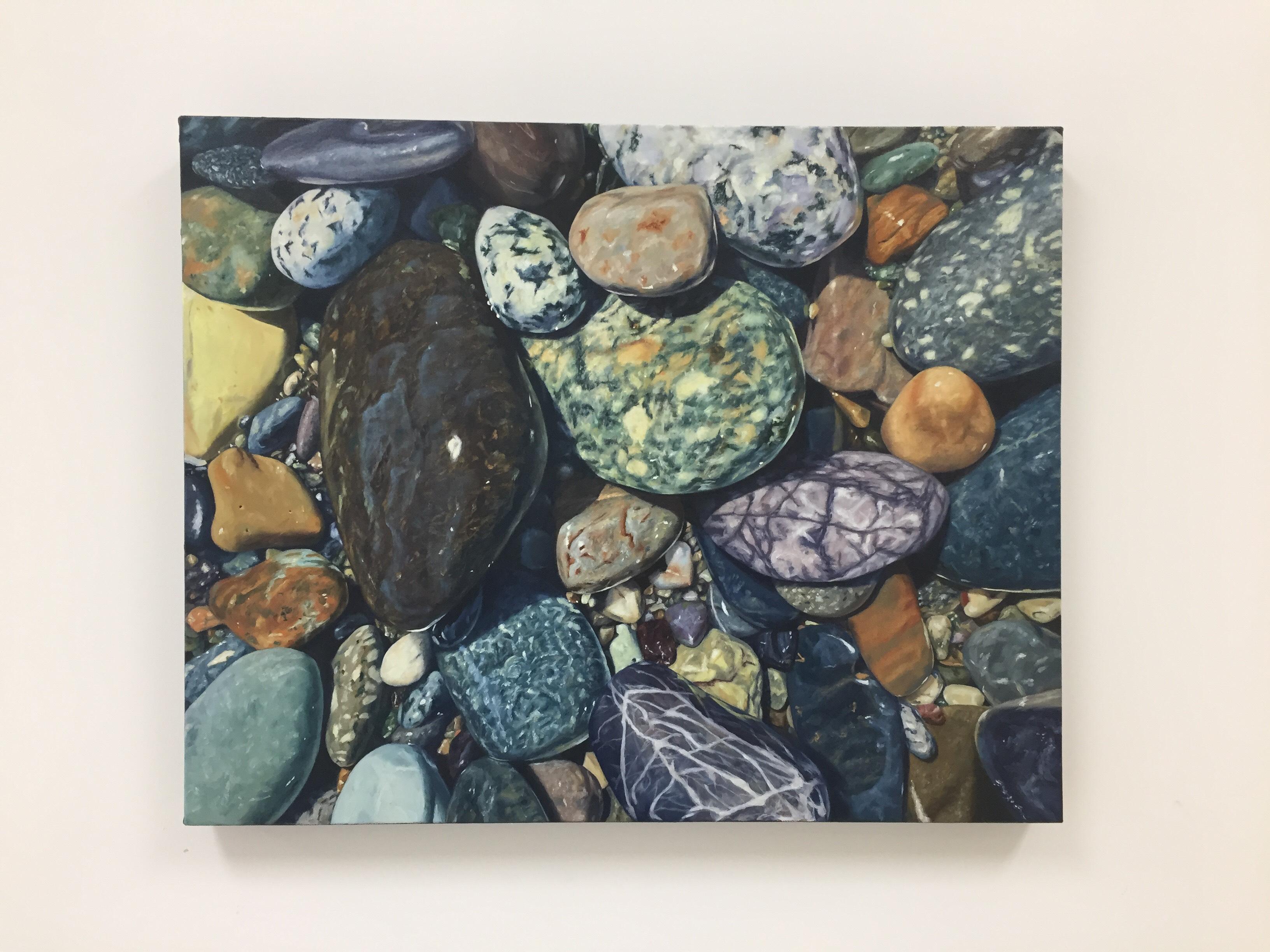 <p>Artist Comments<br />I love preserving the colors of these wet beach rocks. When I visit the beach I always have a desire to take the rocks home with me, which I frequently do. However, once the rocks dry they lose their brilliant colors.