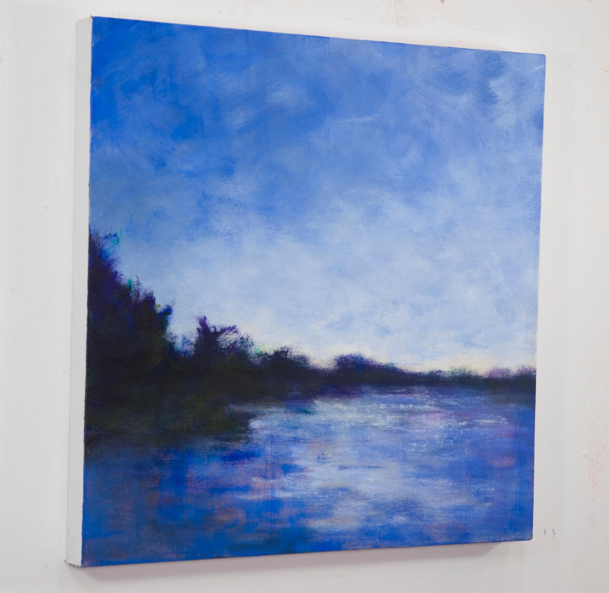Evening Blue - Painting by Victoria Veedell