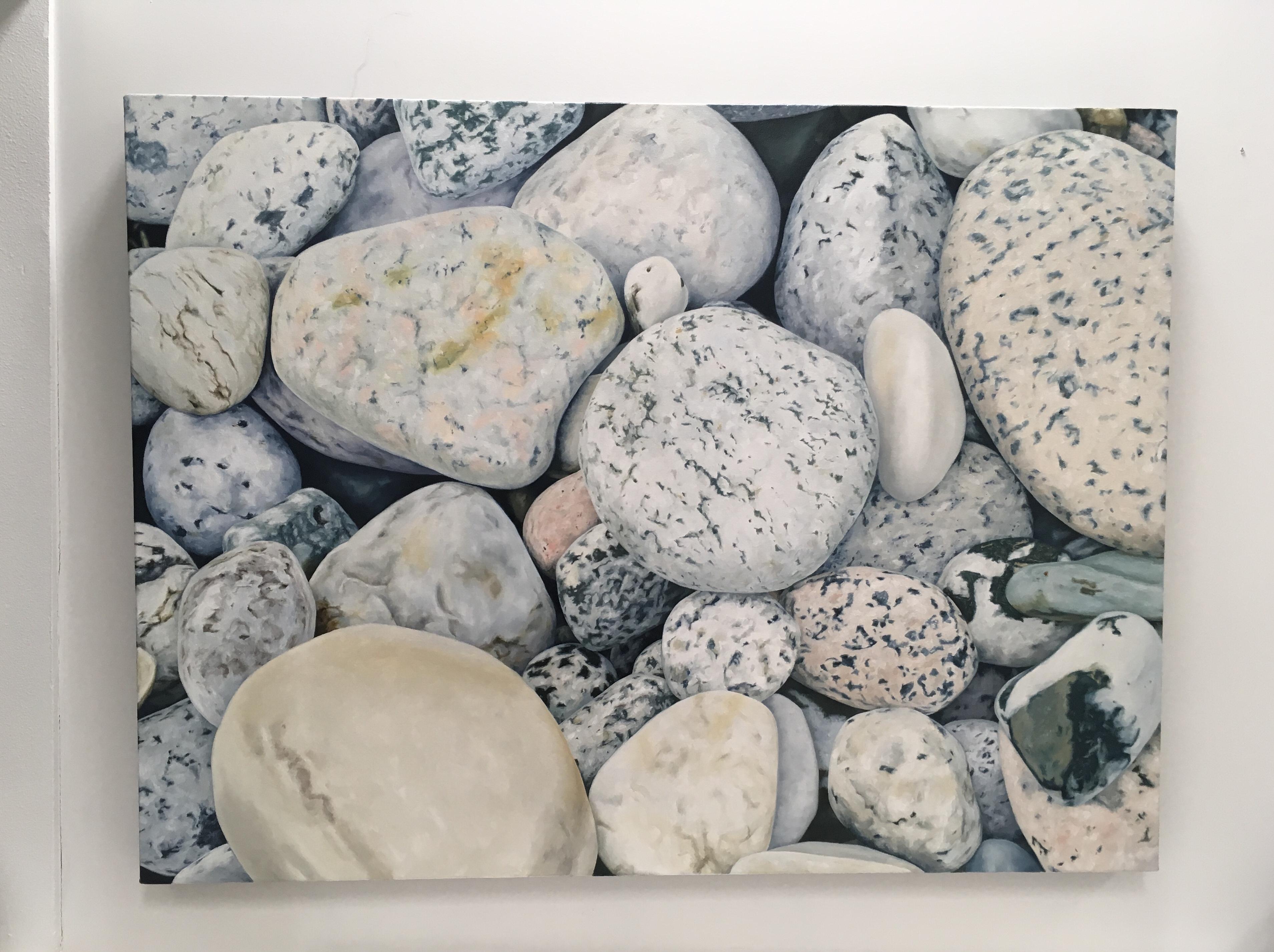 On Solid Ground - American Realist Painting by Debbie Daniels