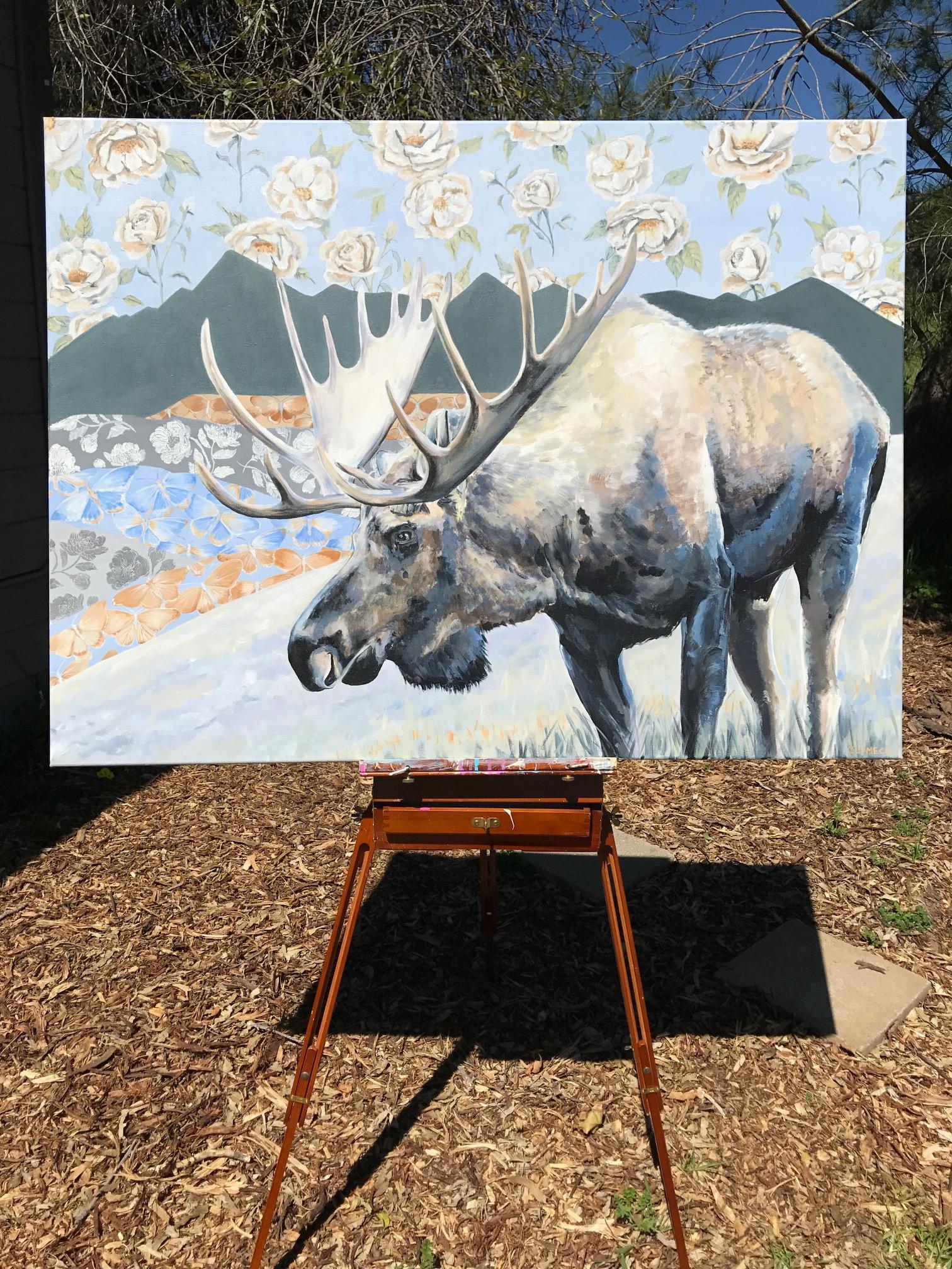 moose painting