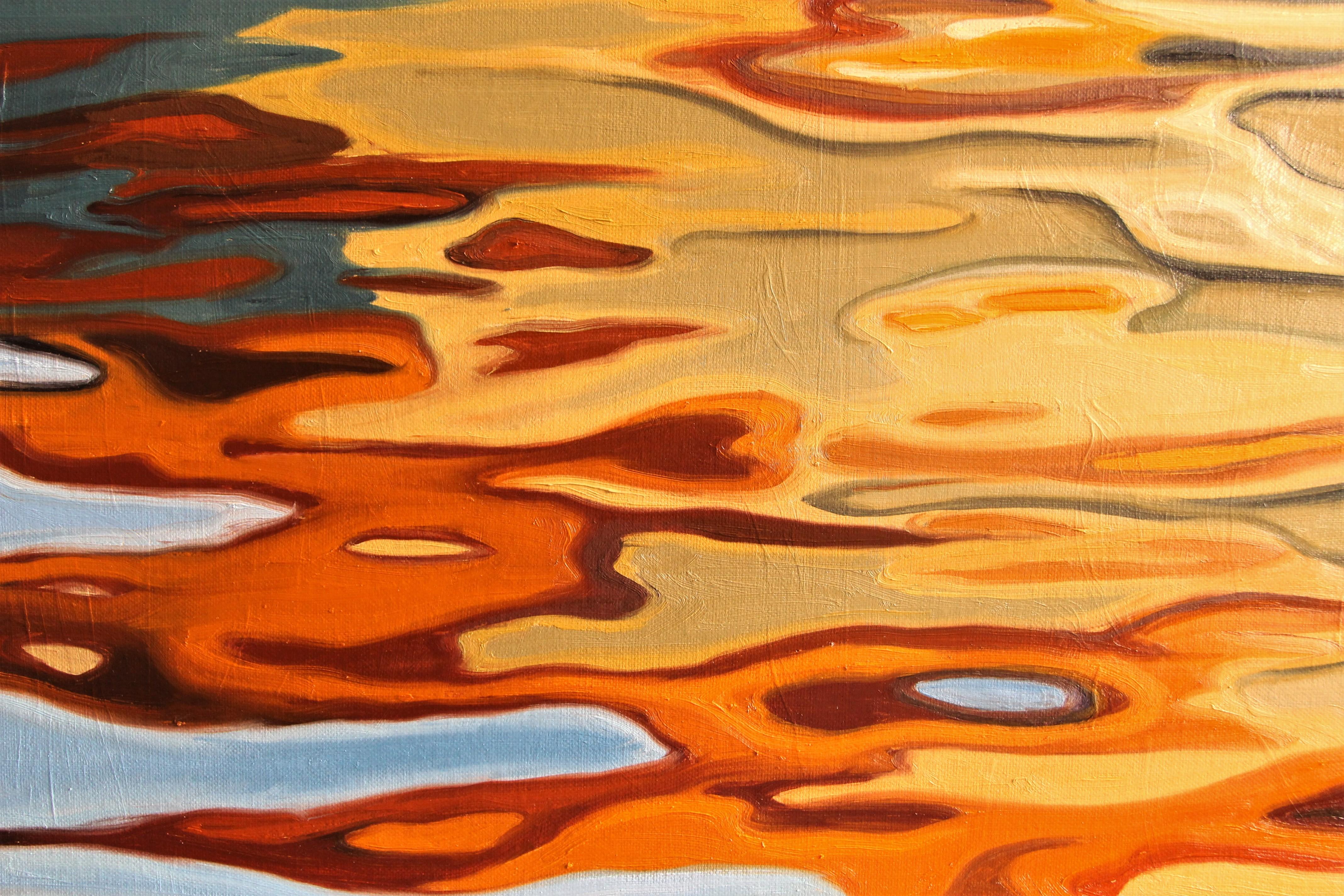 Peint par la mer - Contemporain Painting par Andres Lopez