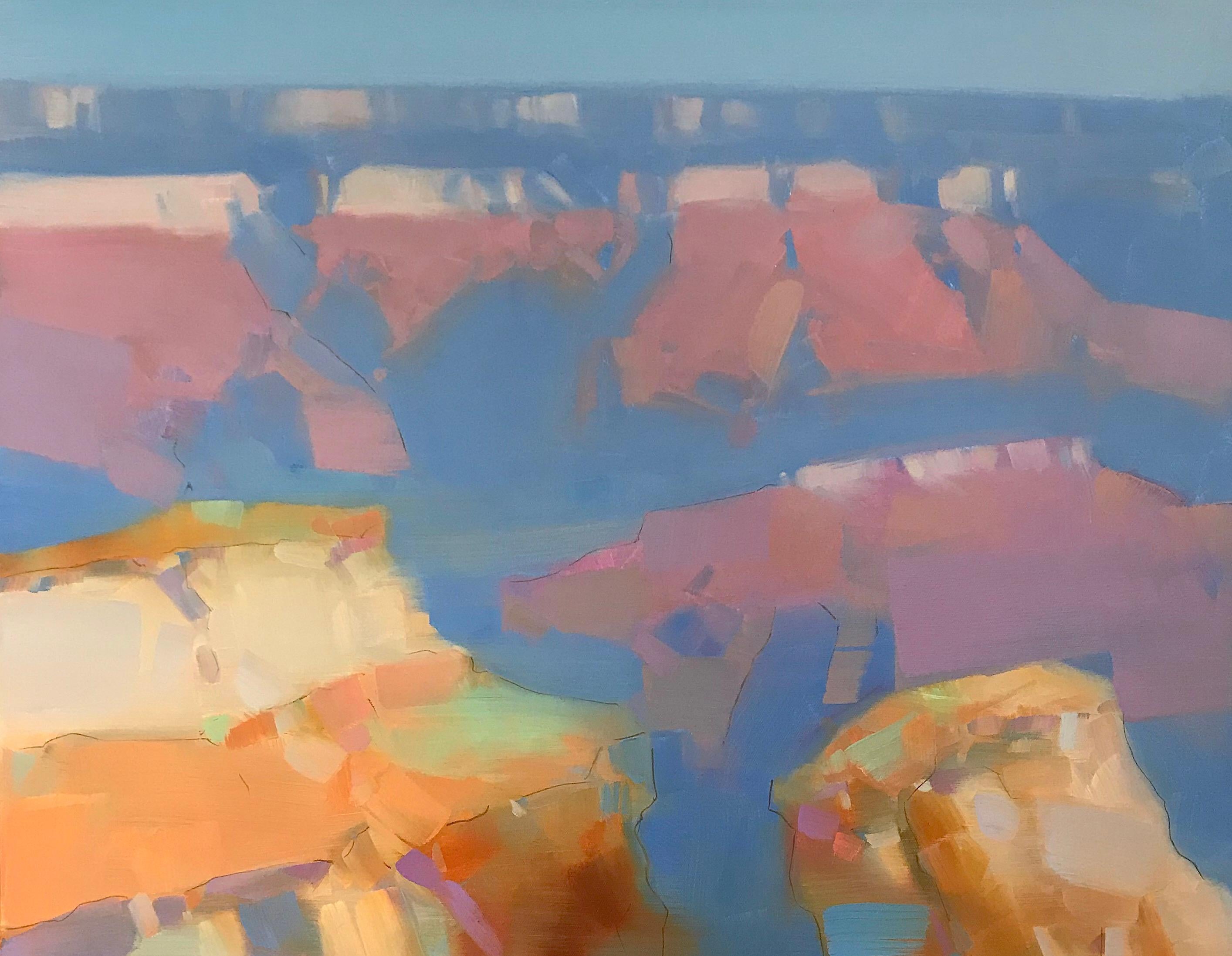 Grand Canyon - Abstract Impressionist Art by Vahe Yeremyan