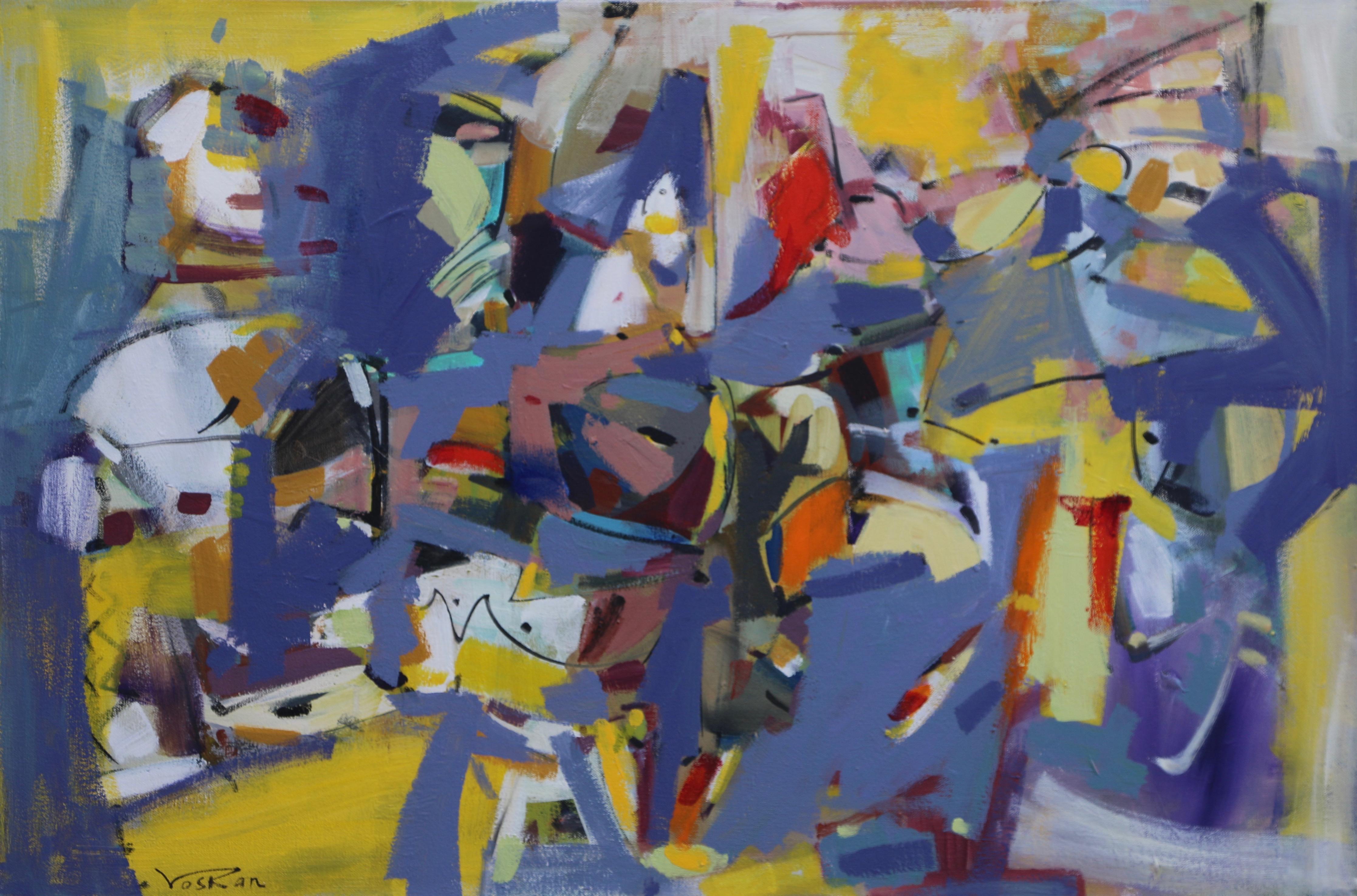 Giornata di sole - Painting Astratto di Voskan Galstian
