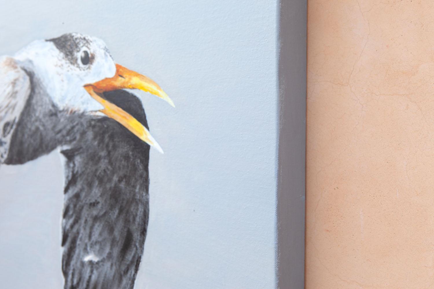 Great Crested Tern #1 - Painting by Emil Morhardt