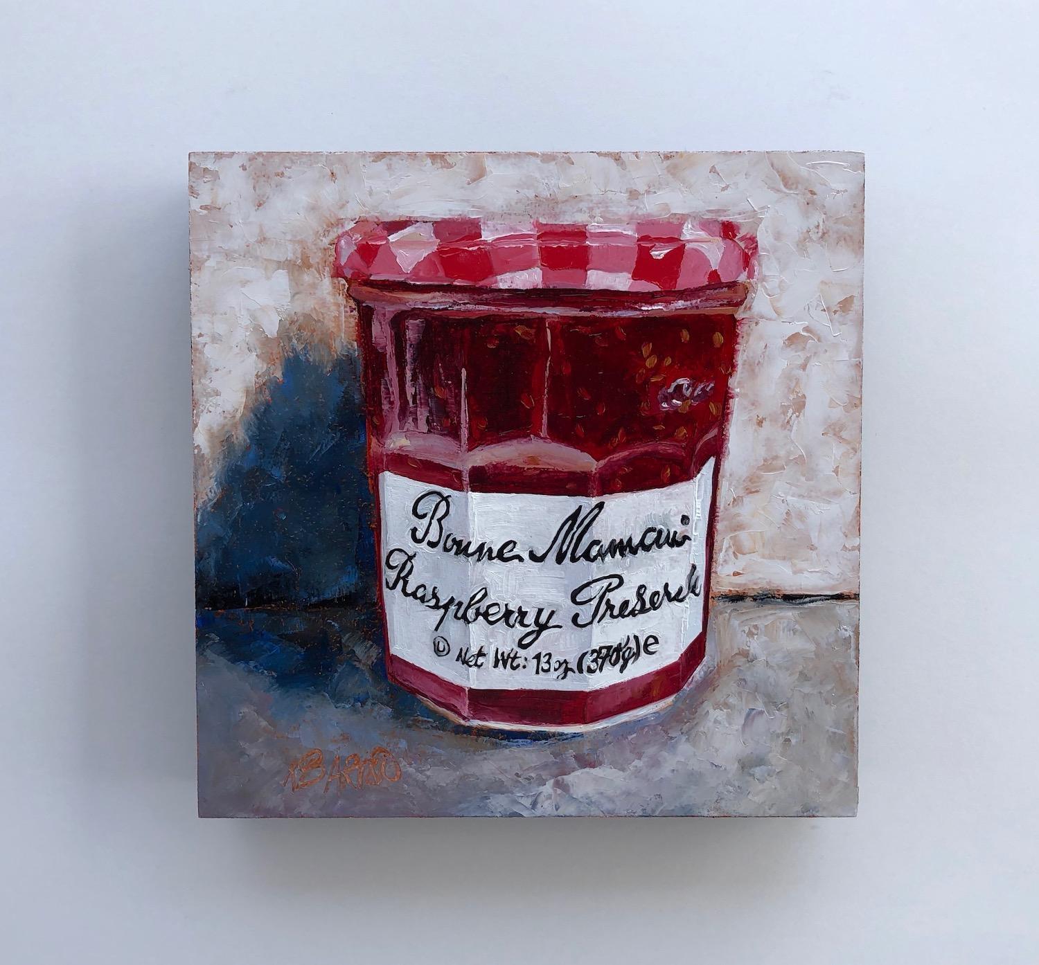 Bonne Maman Raspberry Preserves - Pop Art Painting by Karen Barton