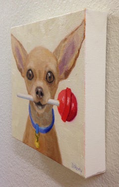 Tootsie Roll Pop, Oil Painting
