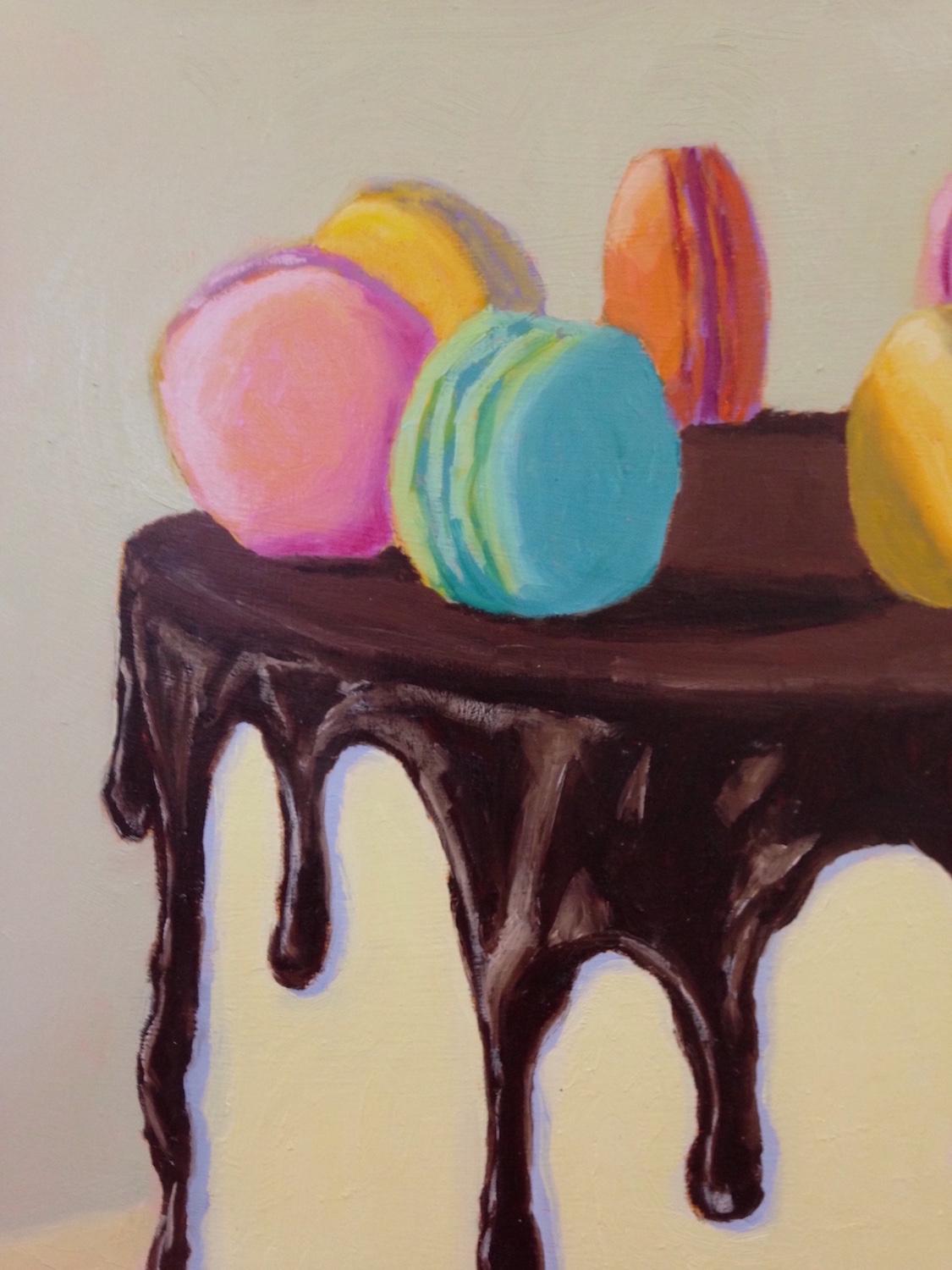 cake still life drawing