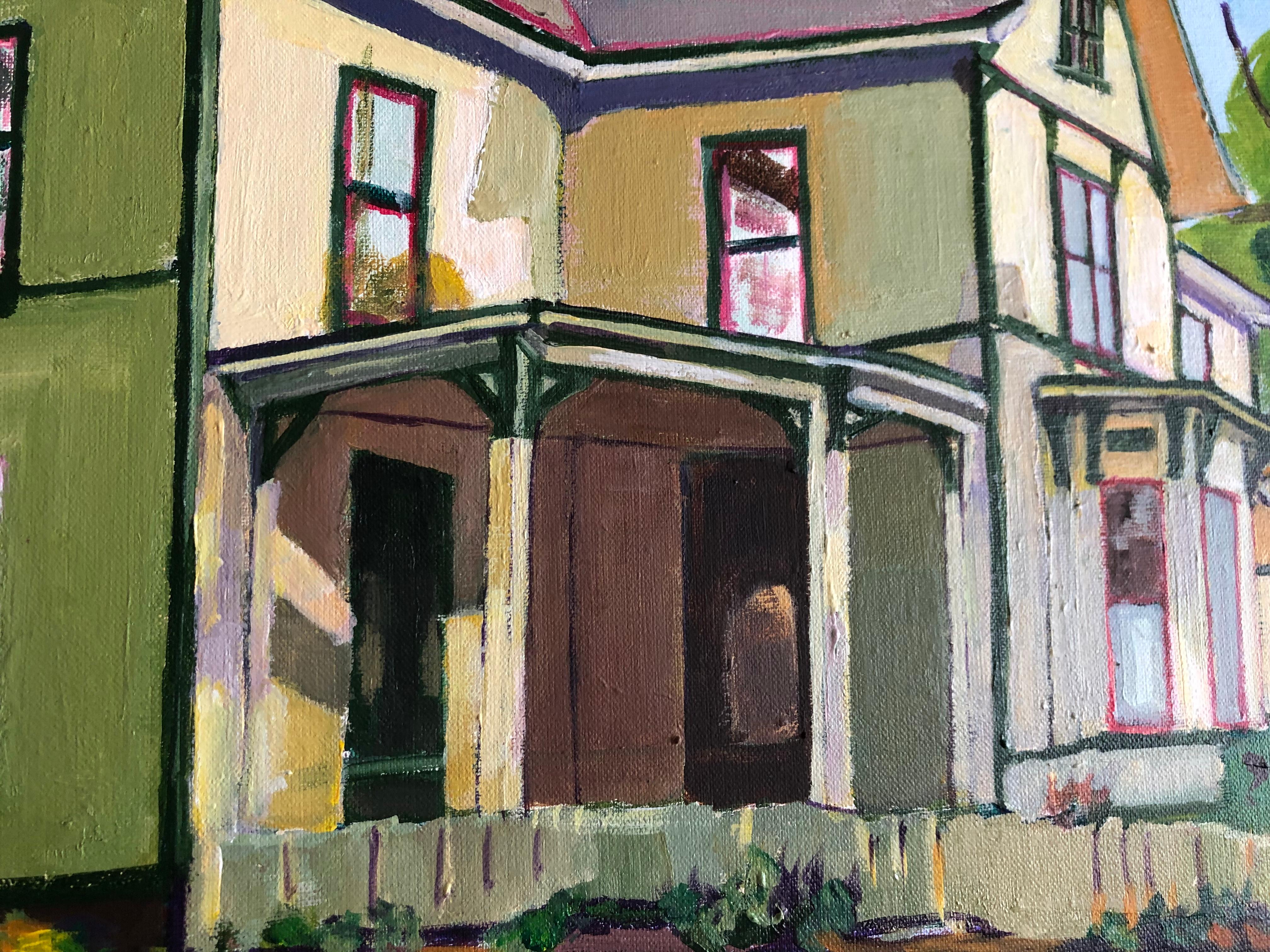 La maison sur Blount Street, peinture originale en vente 1