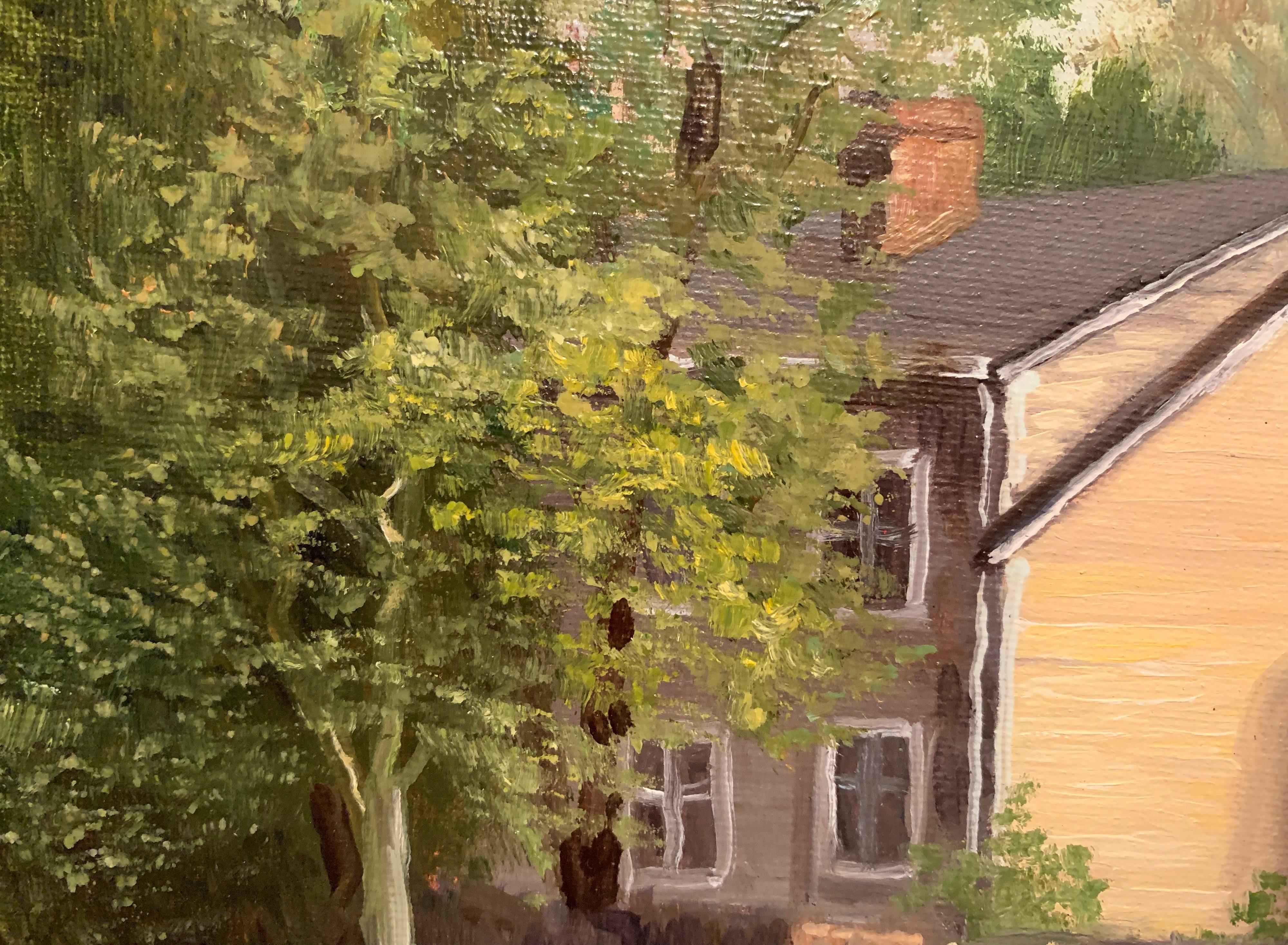 Sera d'estate, pittura a olio - Painting Realismo americano di Nikolay Rizhankov