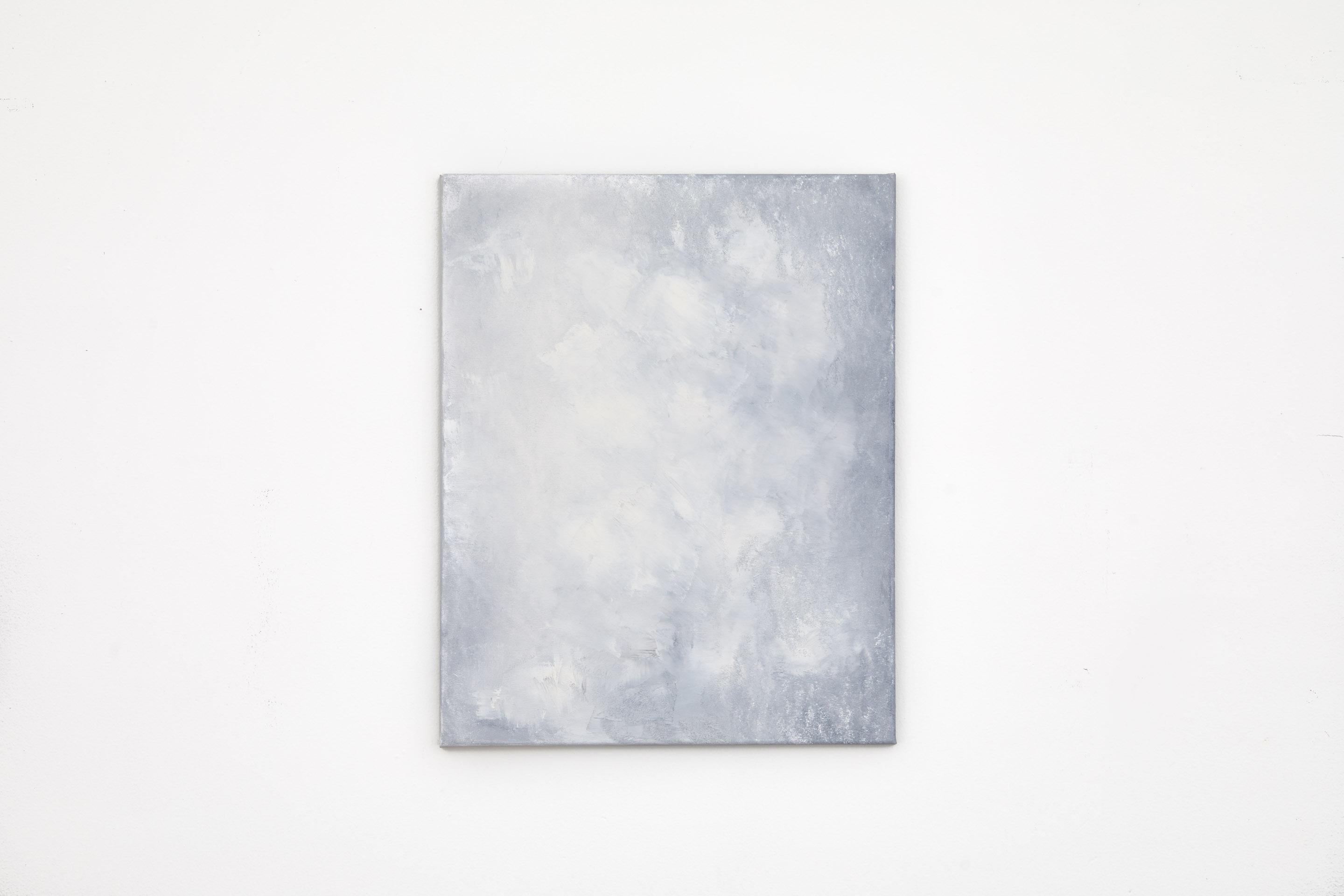 Nella quiete, pittura ad olio astratta - Painting Astratto di Morgan Fite