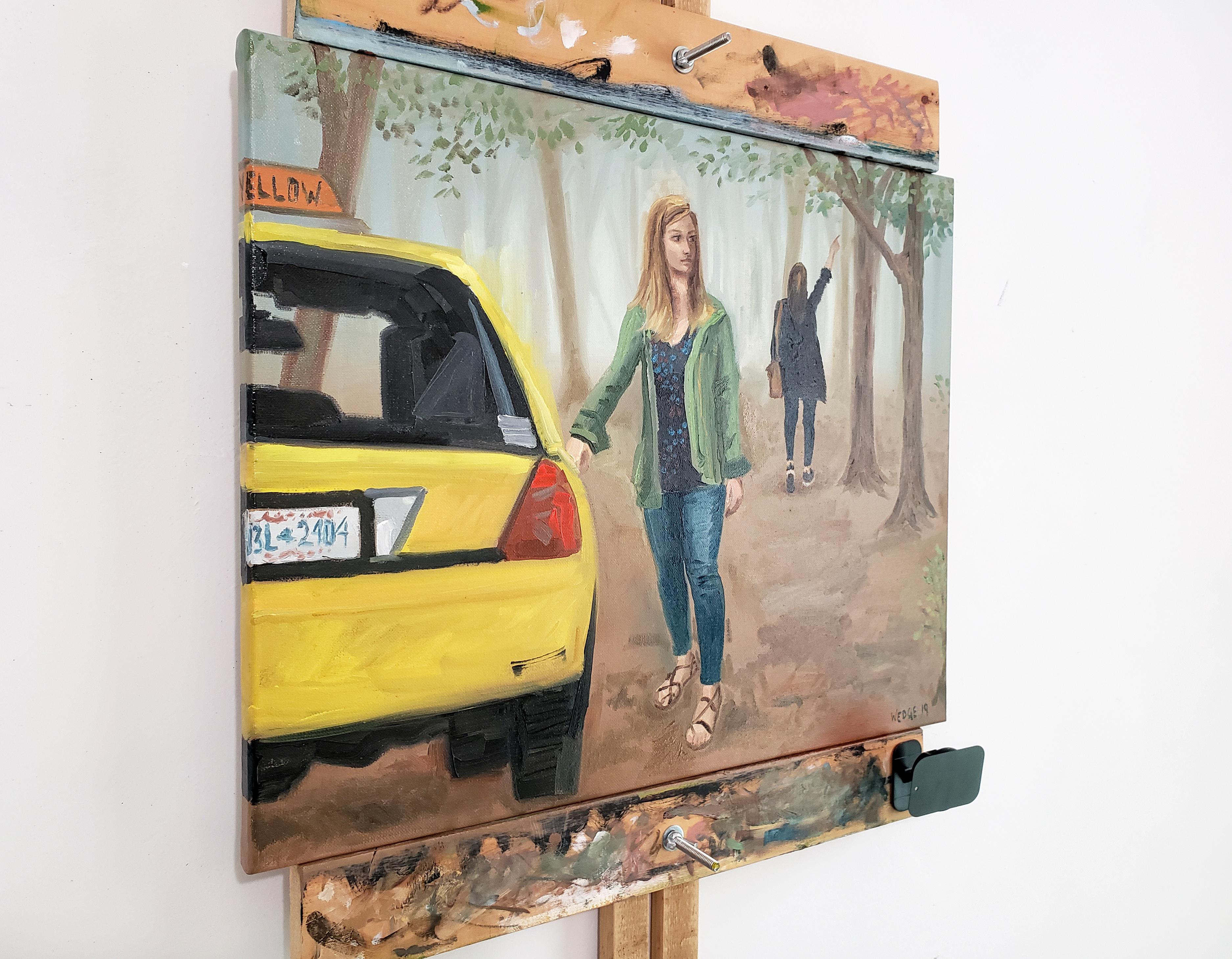 Nella radura, Pittura a olio - Painting di Michael Wedge