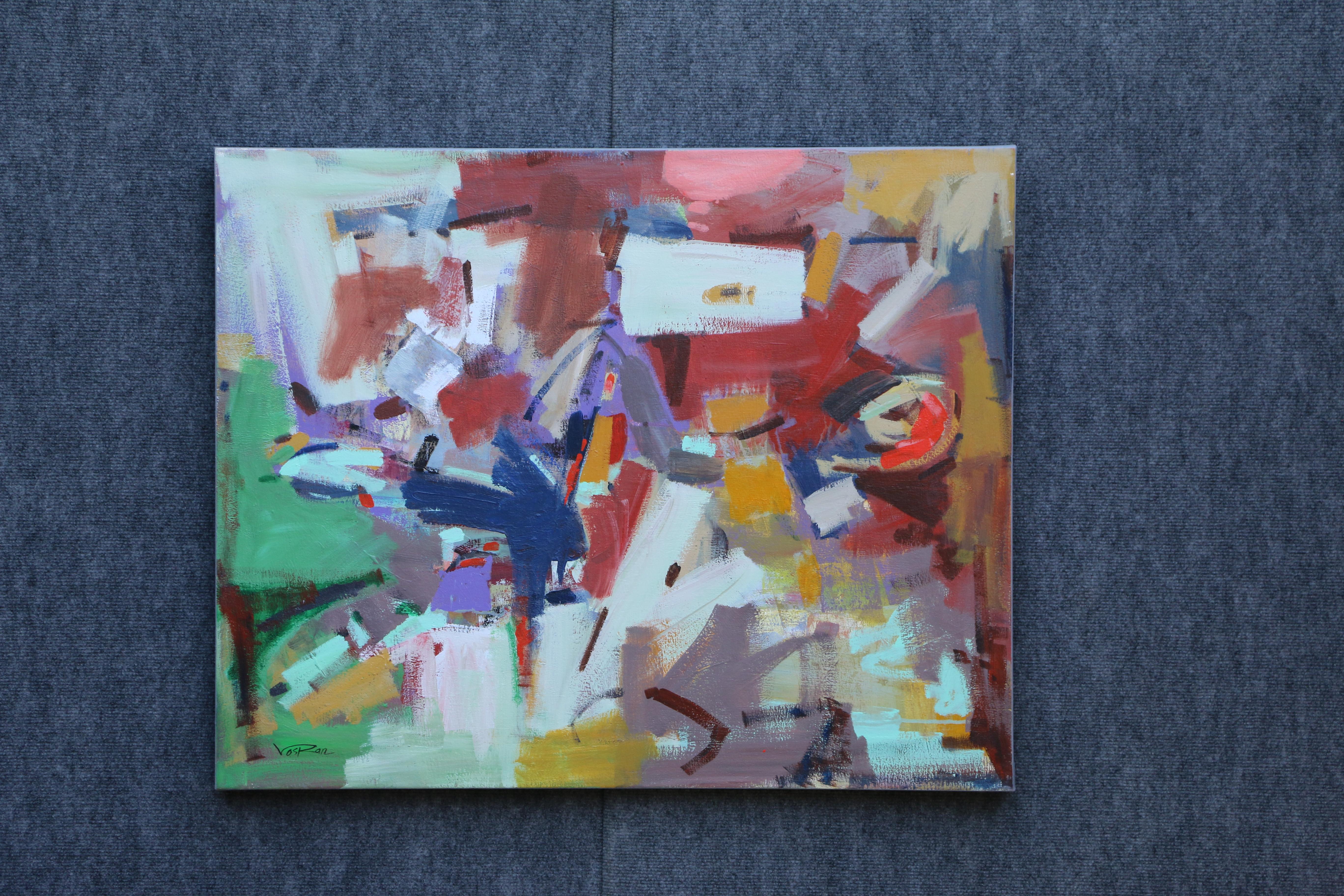 Right Angle, Abstract Painting For Sale 1