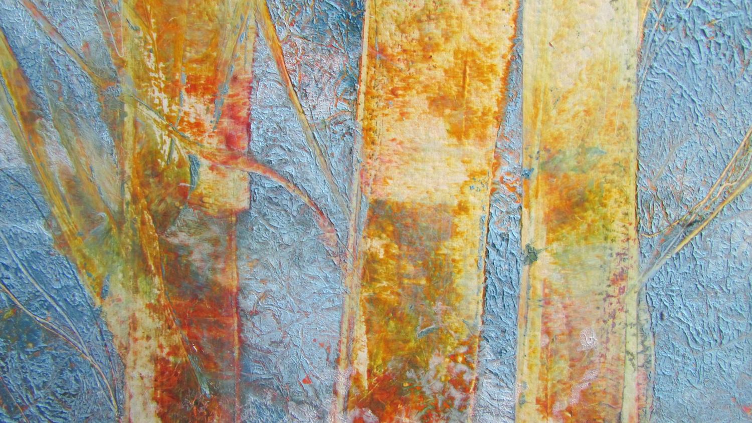 how to paint a bare tree