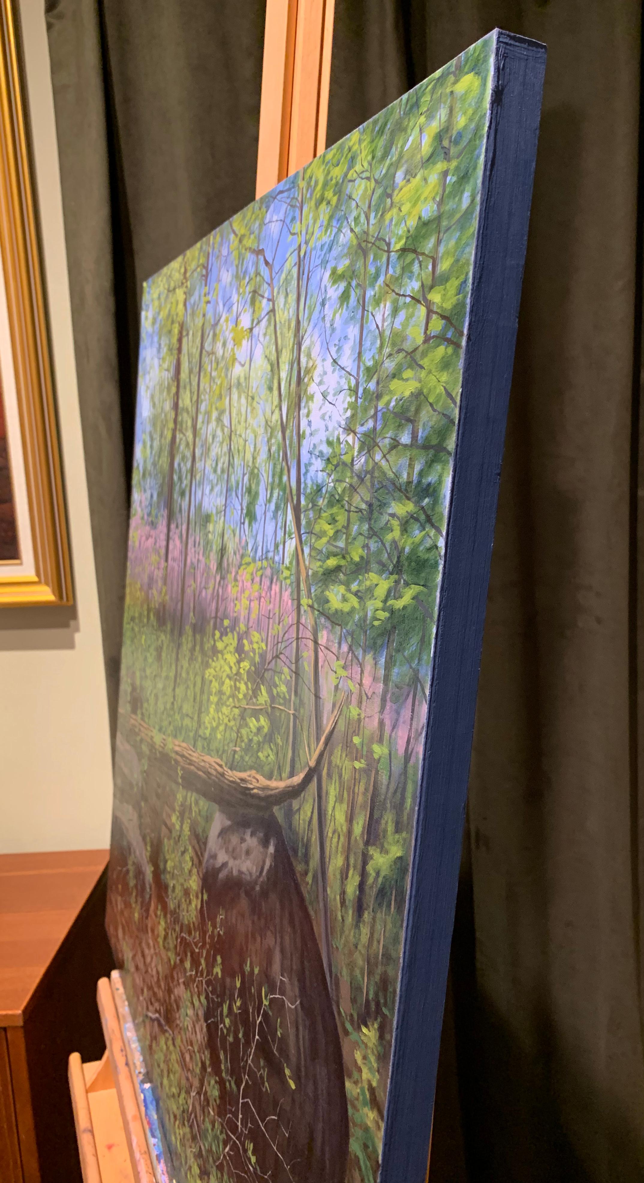 Primavera en Little Round Top, Pintura al óleo - Painting de Jay Jensen