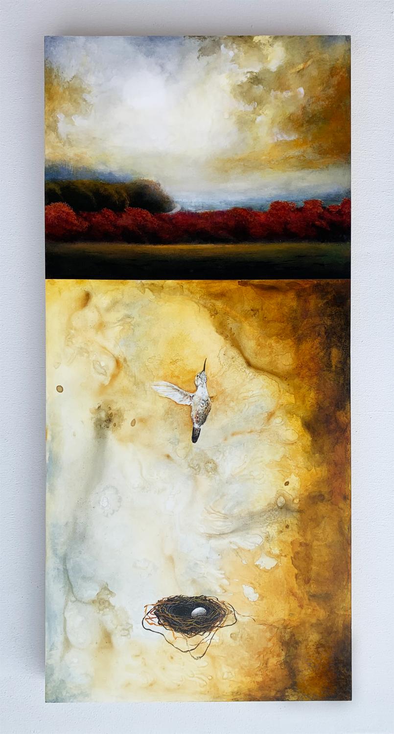 Con oro II, Pittura originale - Painting di Candice Eisenfeld