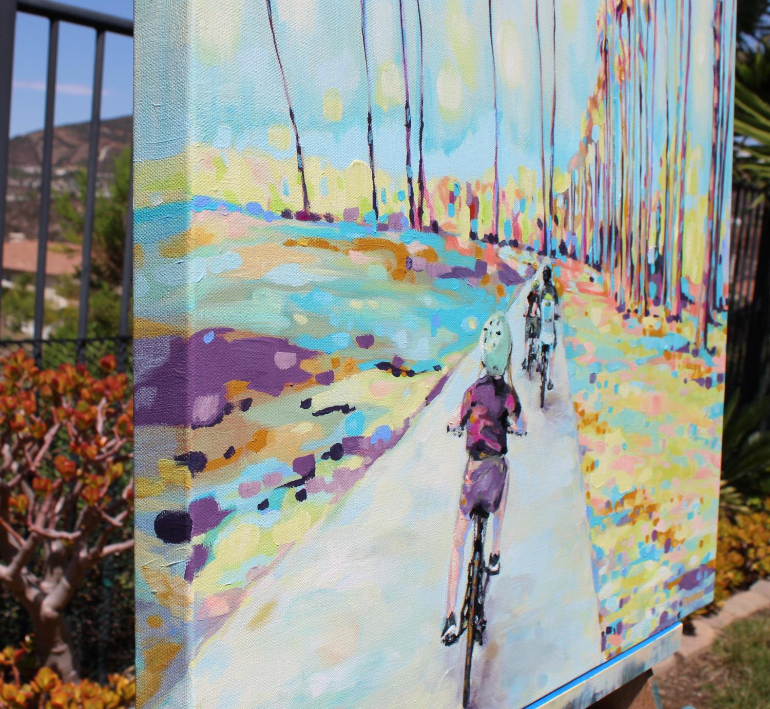 Ruote, Pittura originale - Painting di Marie-Eve Champagne