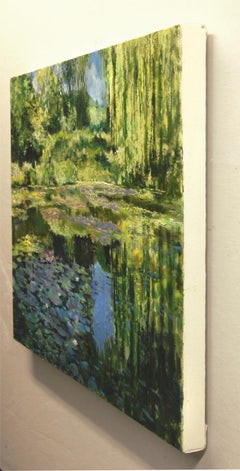 Monet's Pond at Giverny, Ölgemälde