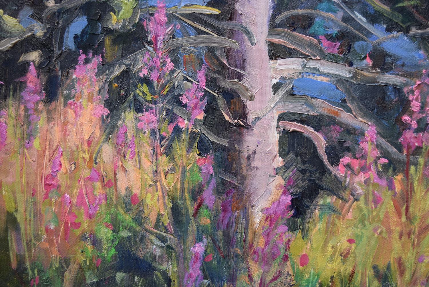 Superior's Purple Shore, Oil Painting 1