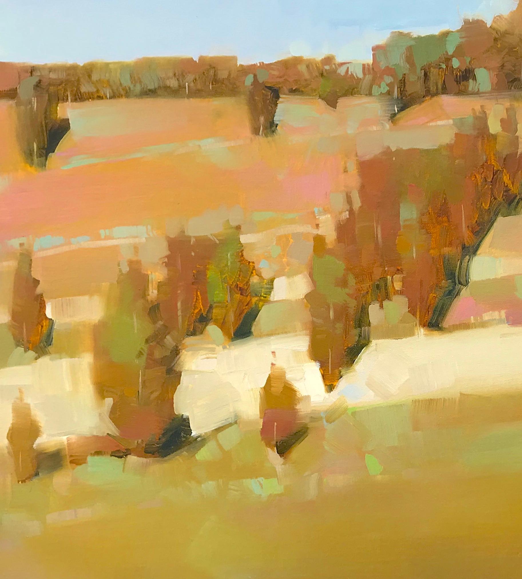Herbstbrees, Ölgemälde (Abstrakter Impressionismus), Art, von Vahe Yeremyan