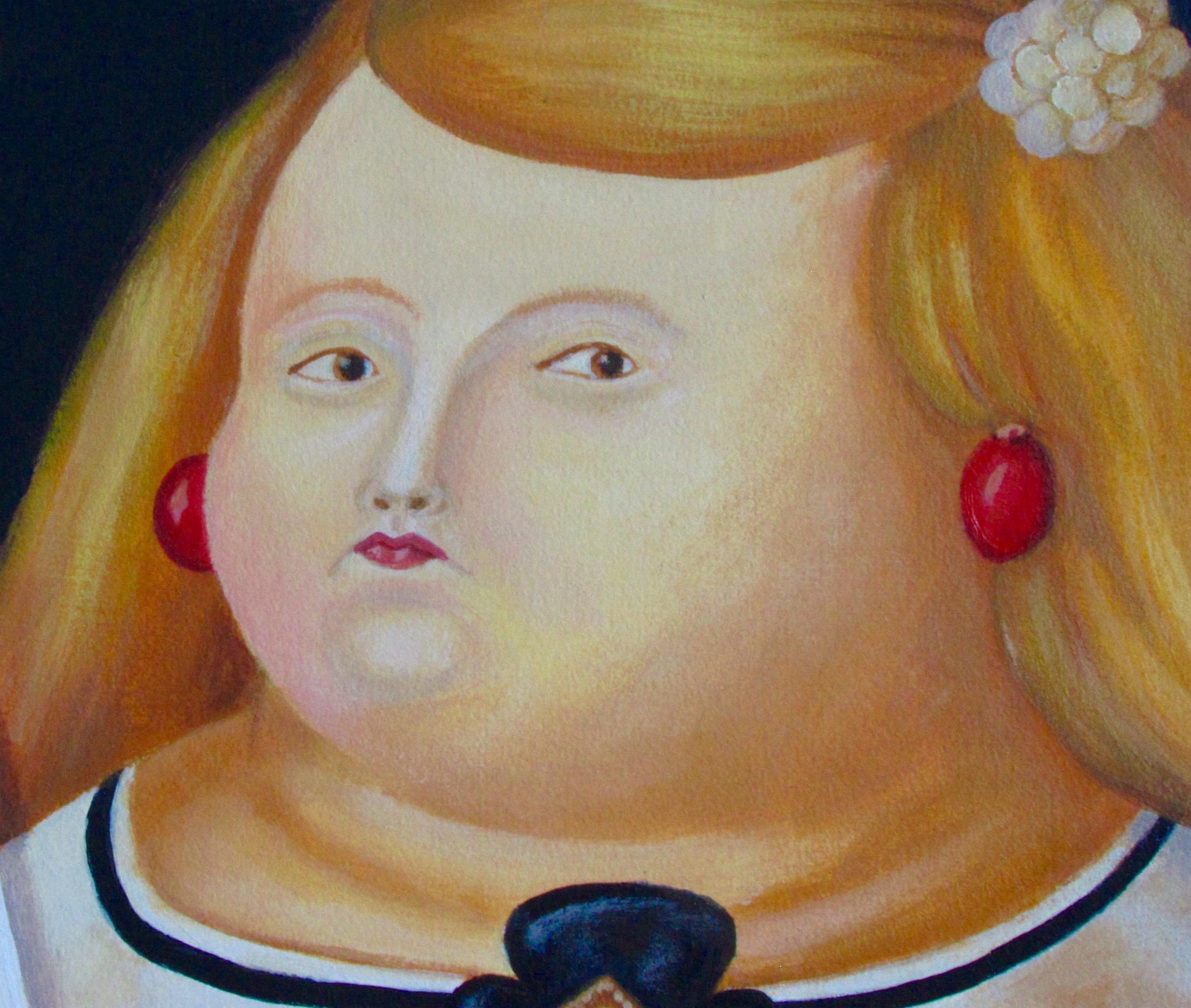 Botero's Princess, Original Painting 1