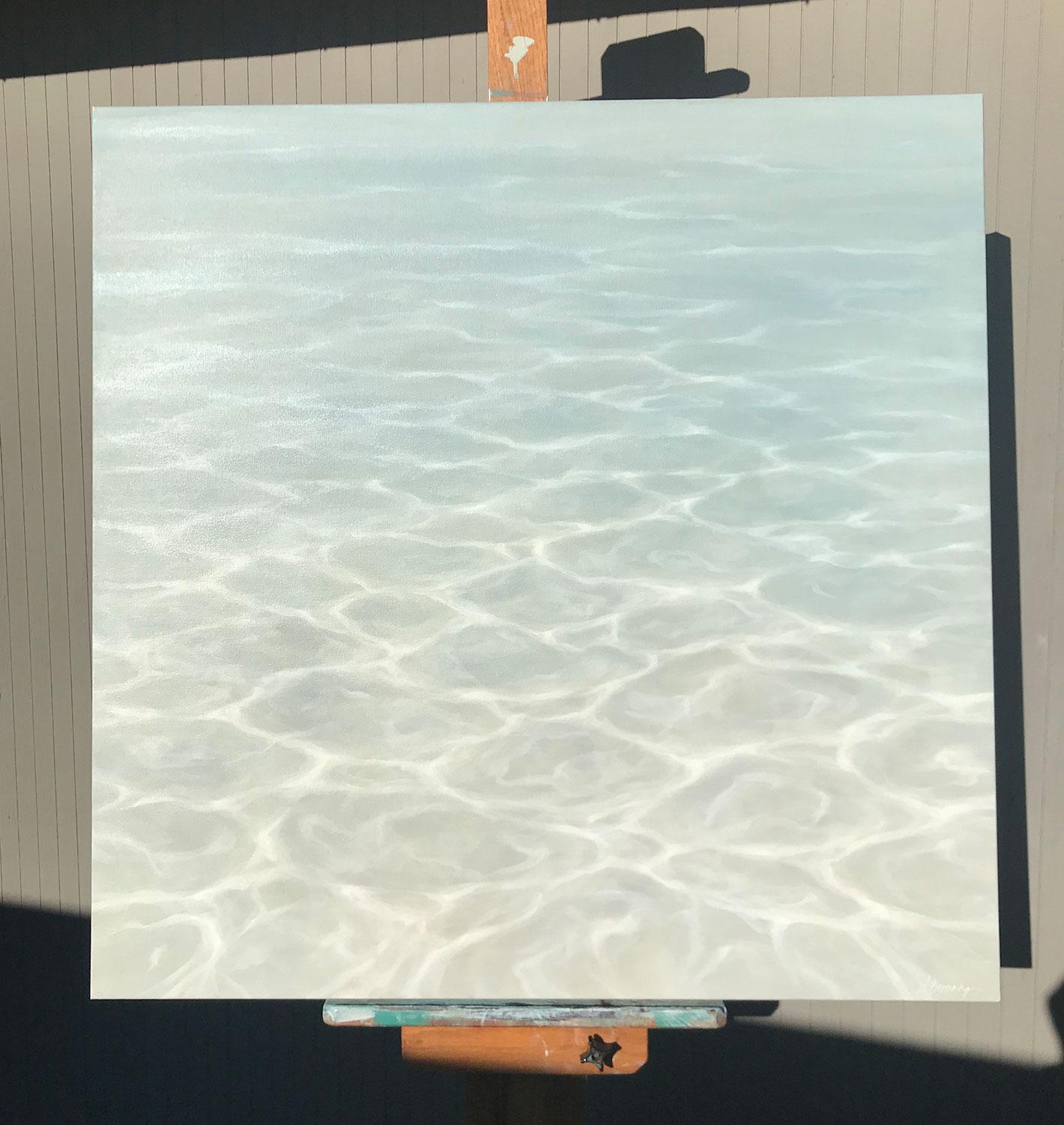 <p>Artist Comments<br />Soft, subtle colors evoking the crystal clear waters on a white sand beach. Part of Laura Browning's current Water series, in which she strives to capture the feeling of being in water. Created using many thin layers of