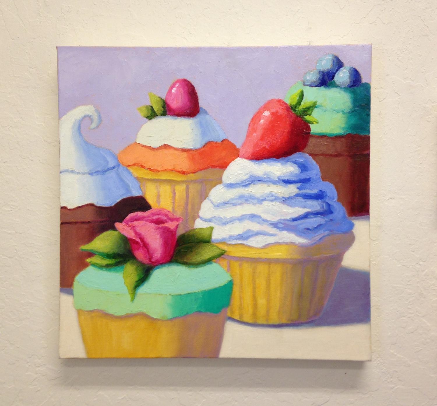 cupcake paintings