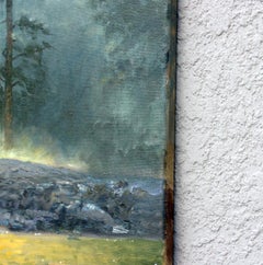 Fly Fishing, Oil Painting