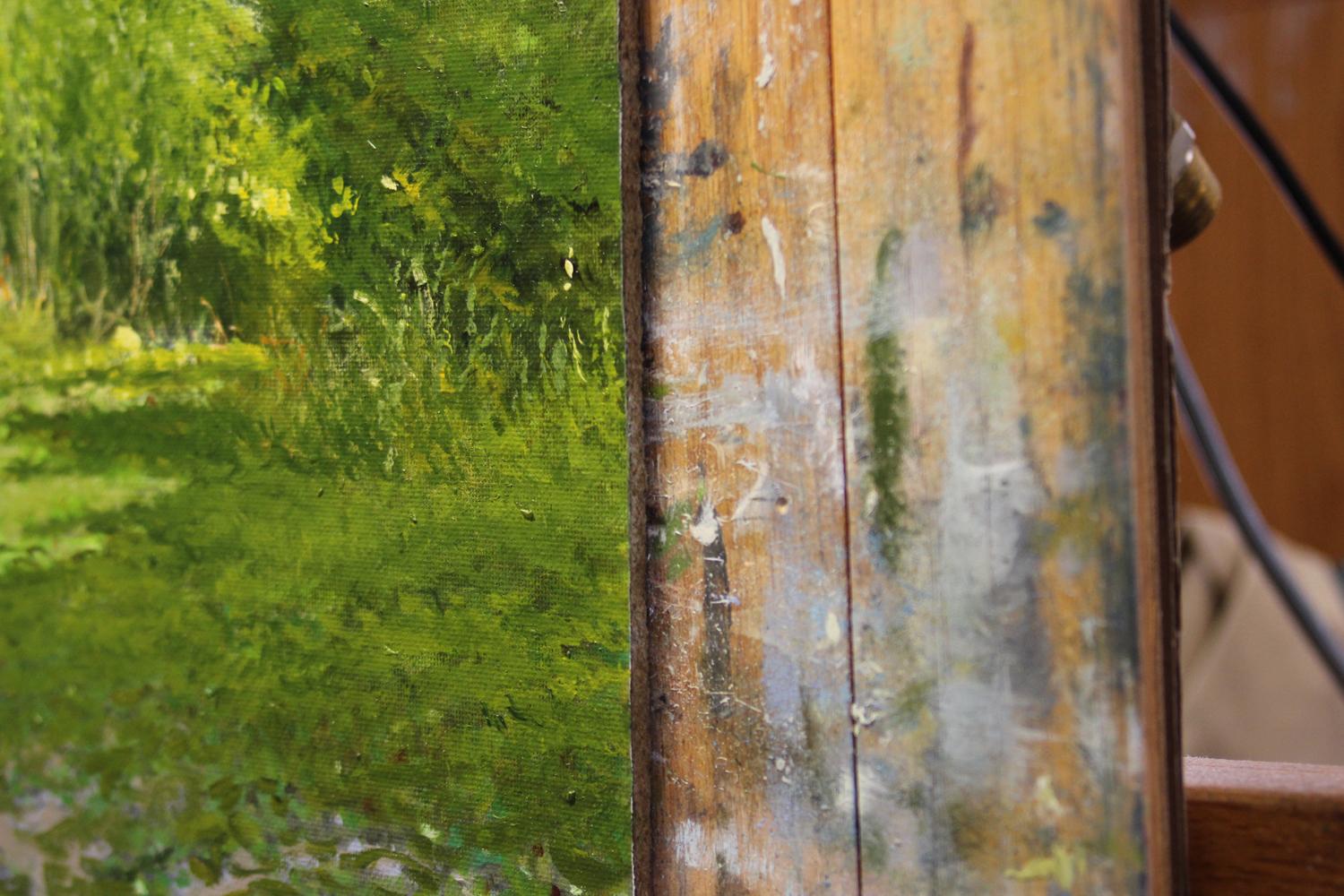 Triglia di lago, Pittura a olio - Art Contemporaneo di Kent Sullivan