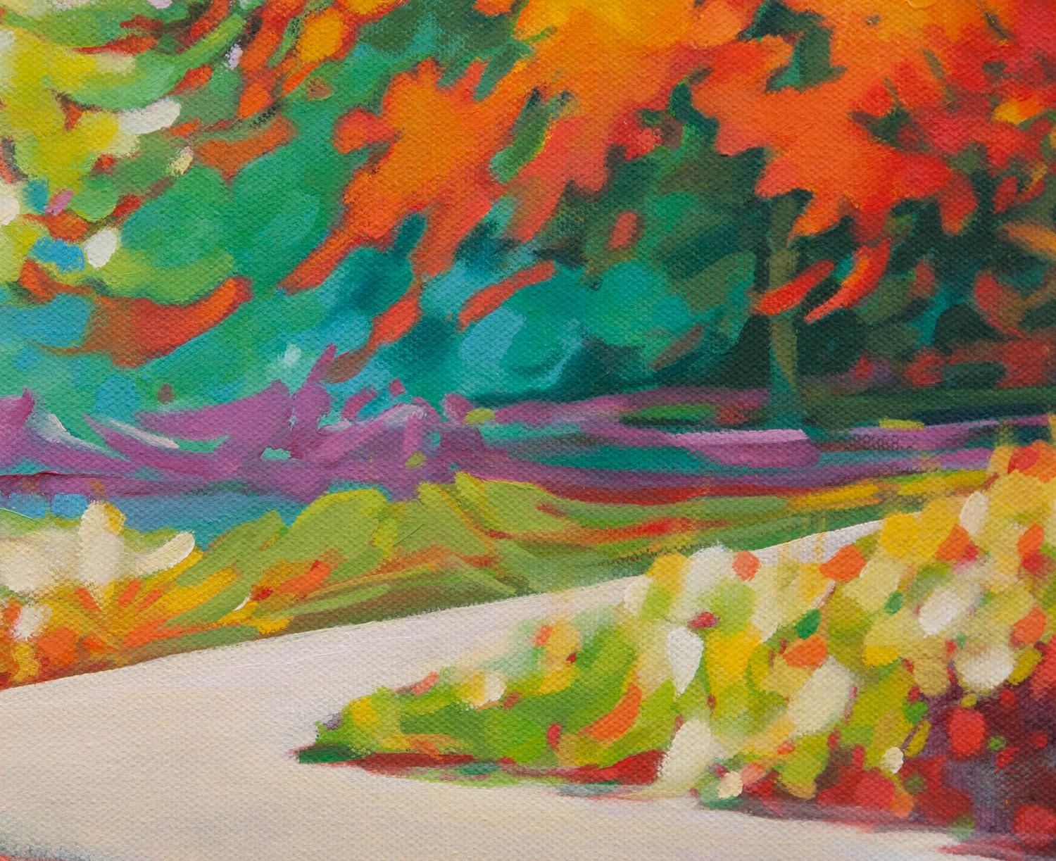 <p>Artist Comments<br />Part of David's current series capturing the beauty of Cincinnati public parks and the abundance of scenic locations. A welcoming path draws the viewer into the composition. Bright morning light illuminates the scene in a