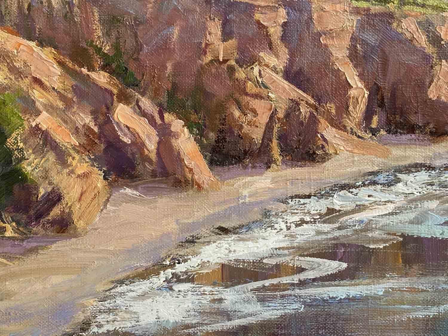 Point Vicente Light, Oil Painting 1